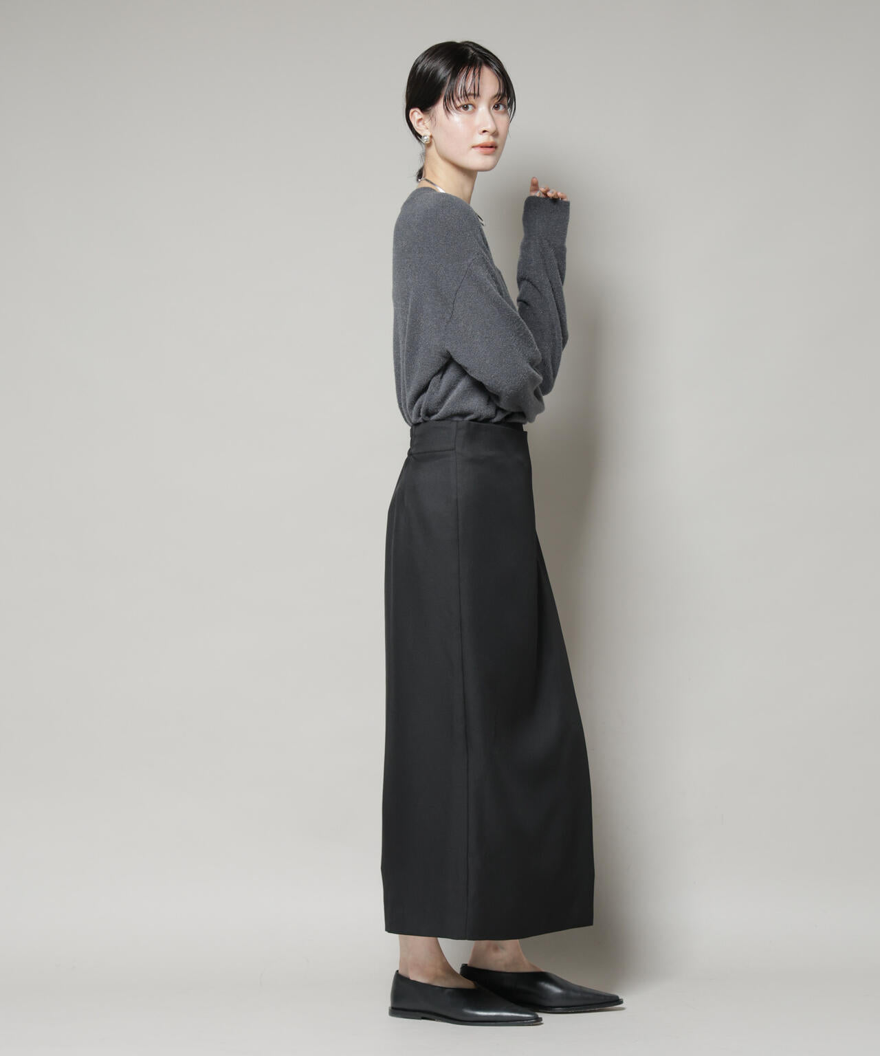 【撥水加工】ラップ風スカート 6735230308