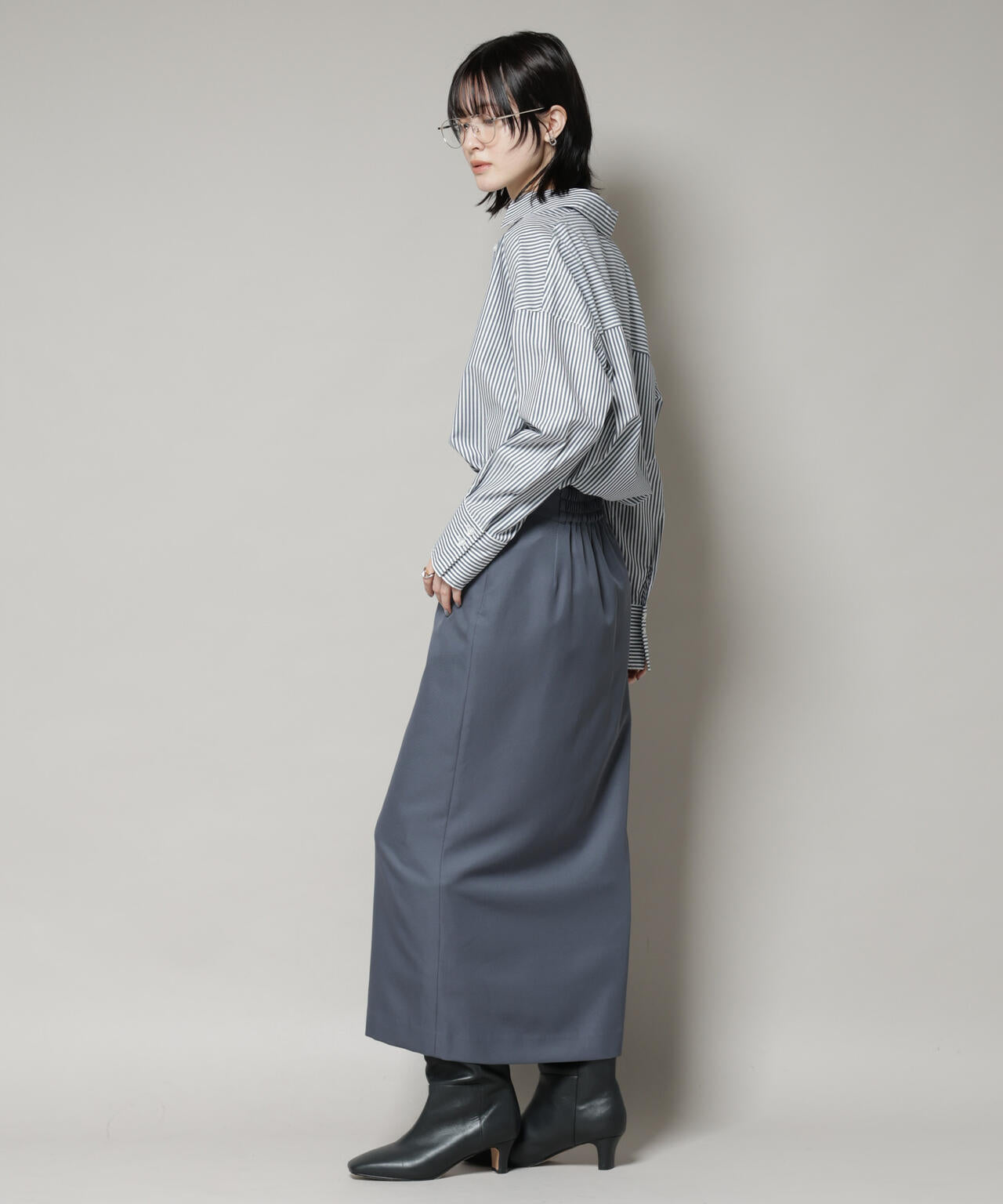 【撥水加工】ラップ風スカート 6735230308