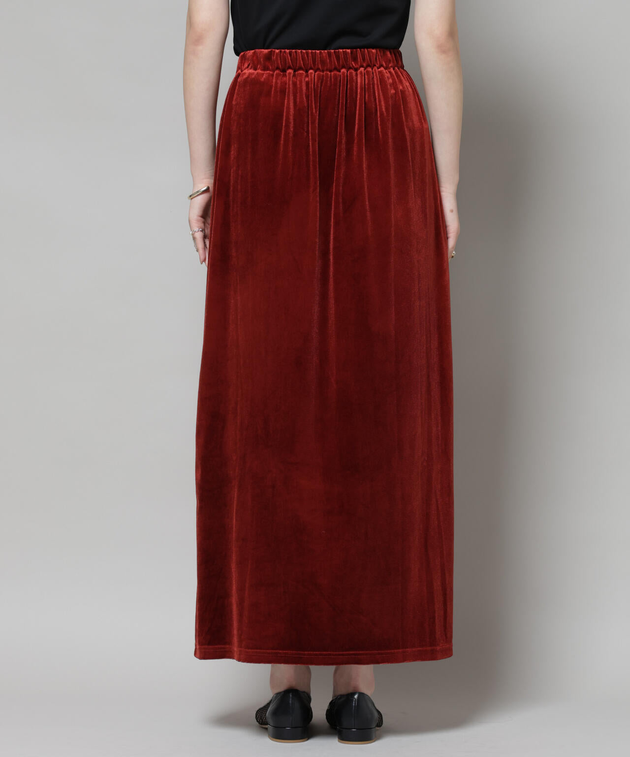 ベロアカットナロースカート(セットアップ可) 6735230312