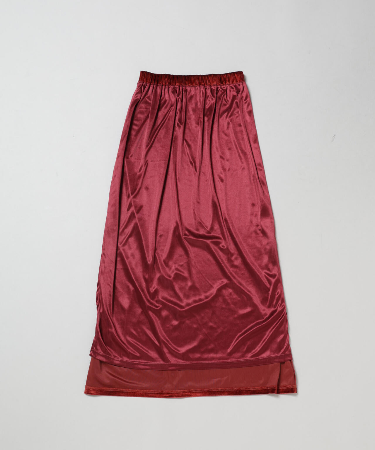 ベロアカットナロースカート(セットアップ可) 6735230312