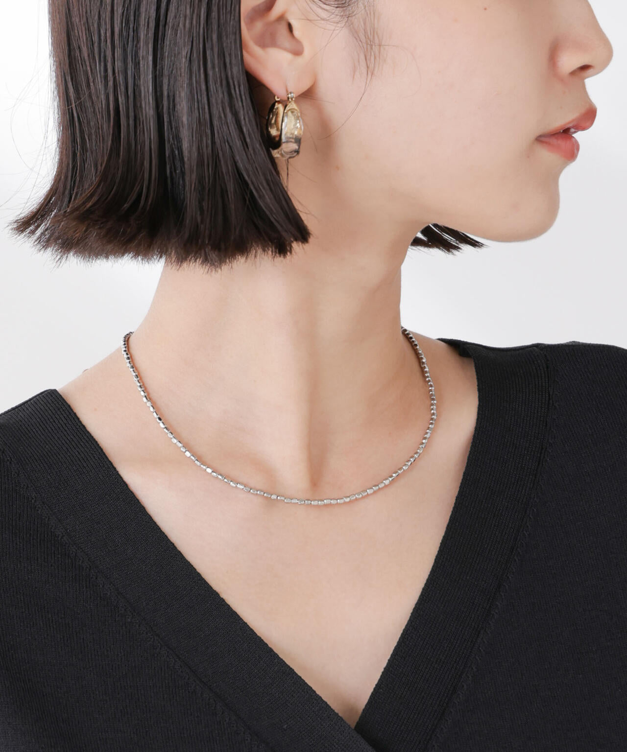 メタルビーズネックレス 6735246300