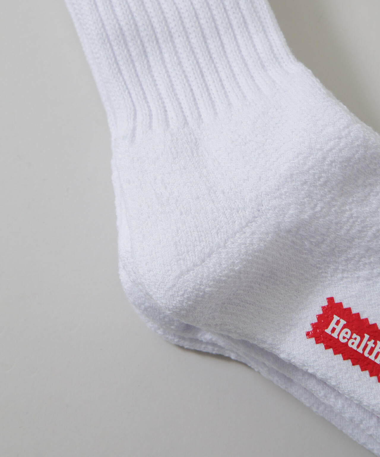 Healthknit/シンカーWHITE無地SOX 6735251300