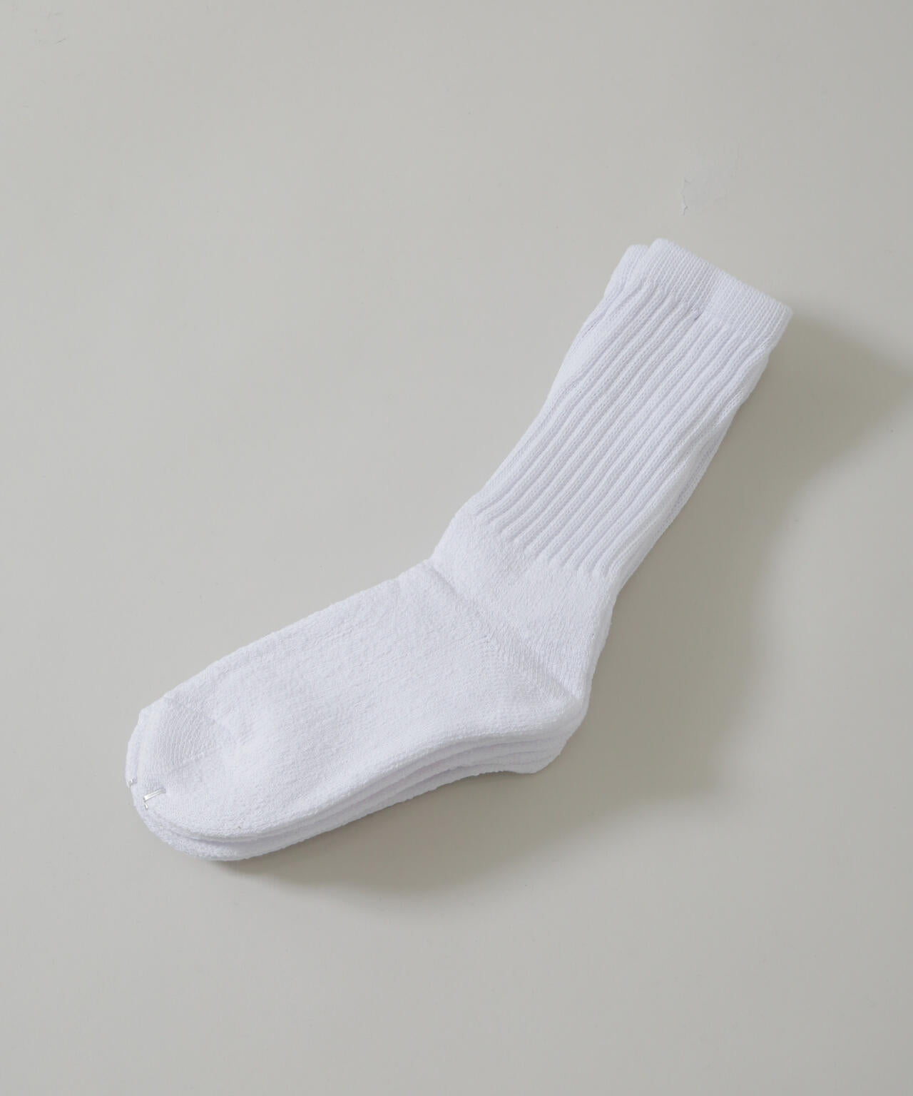 Healthknit/シンカーWHITE無地SOX 6735251300