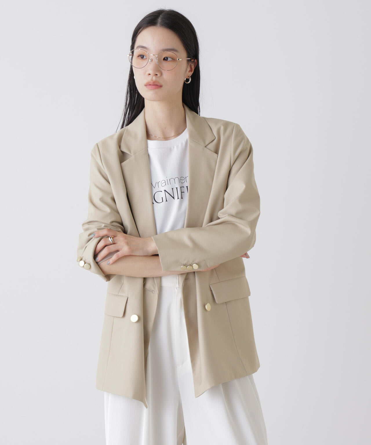 ダブルブレスト ジャケット