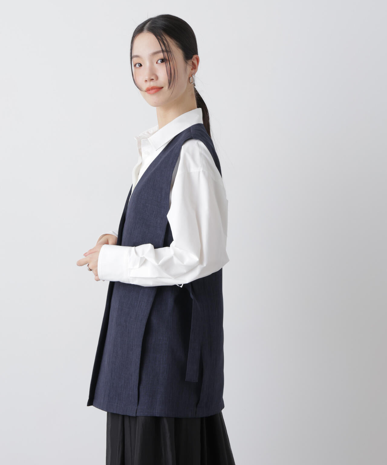 多機能サイドベルトミドルジレ(セットアップ可) 6736116304