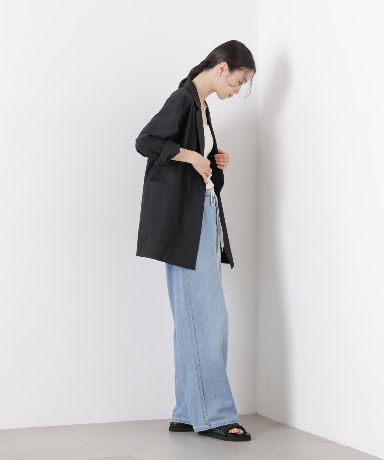 ソフトシアーシングルジャケット(セットアップ可) 6736116305