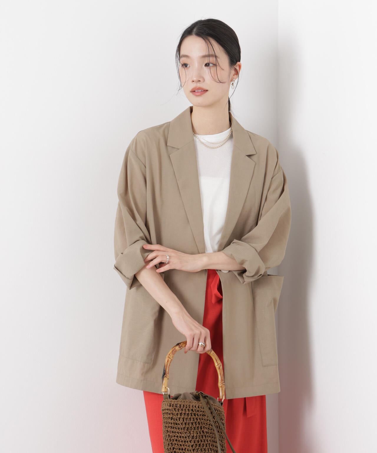 ソフトシアーシングルジャケット(セットアップ可) 6736116305