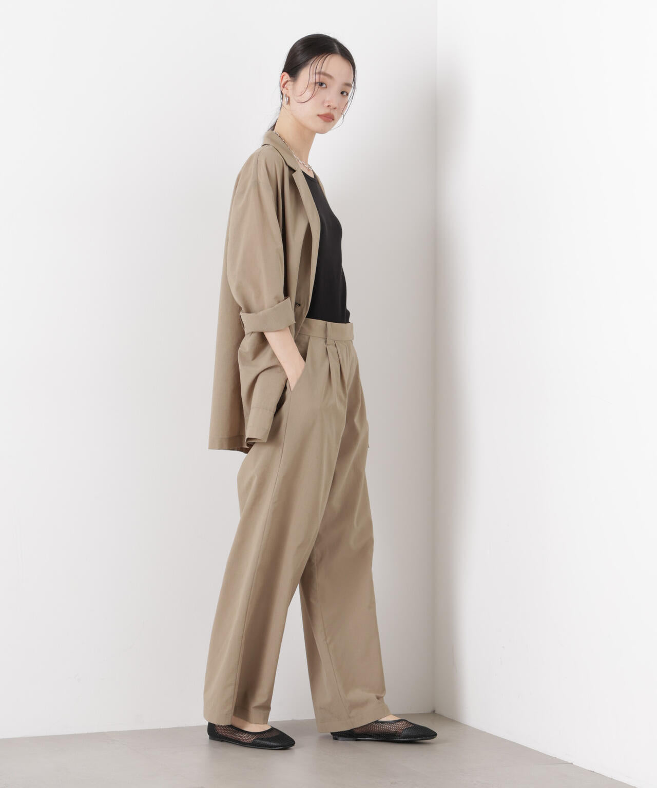 ソフトシアーシングルジャケット(セットアップ可) 6736116305