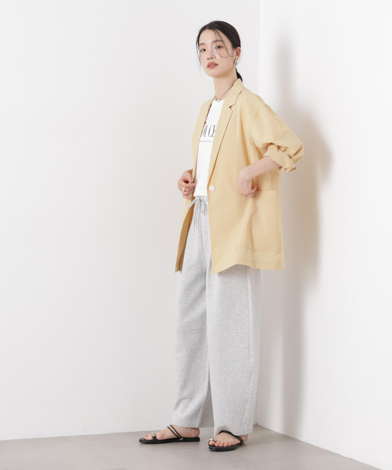 ソフトシアーシングルジャケット(セットアップ可) 6736116305