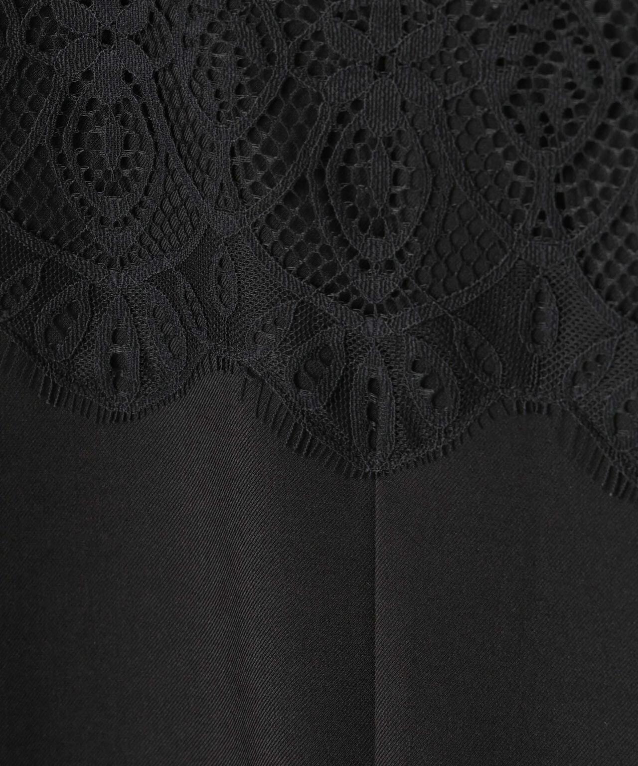 レース切り替えノースリーブワンピース 6736119304