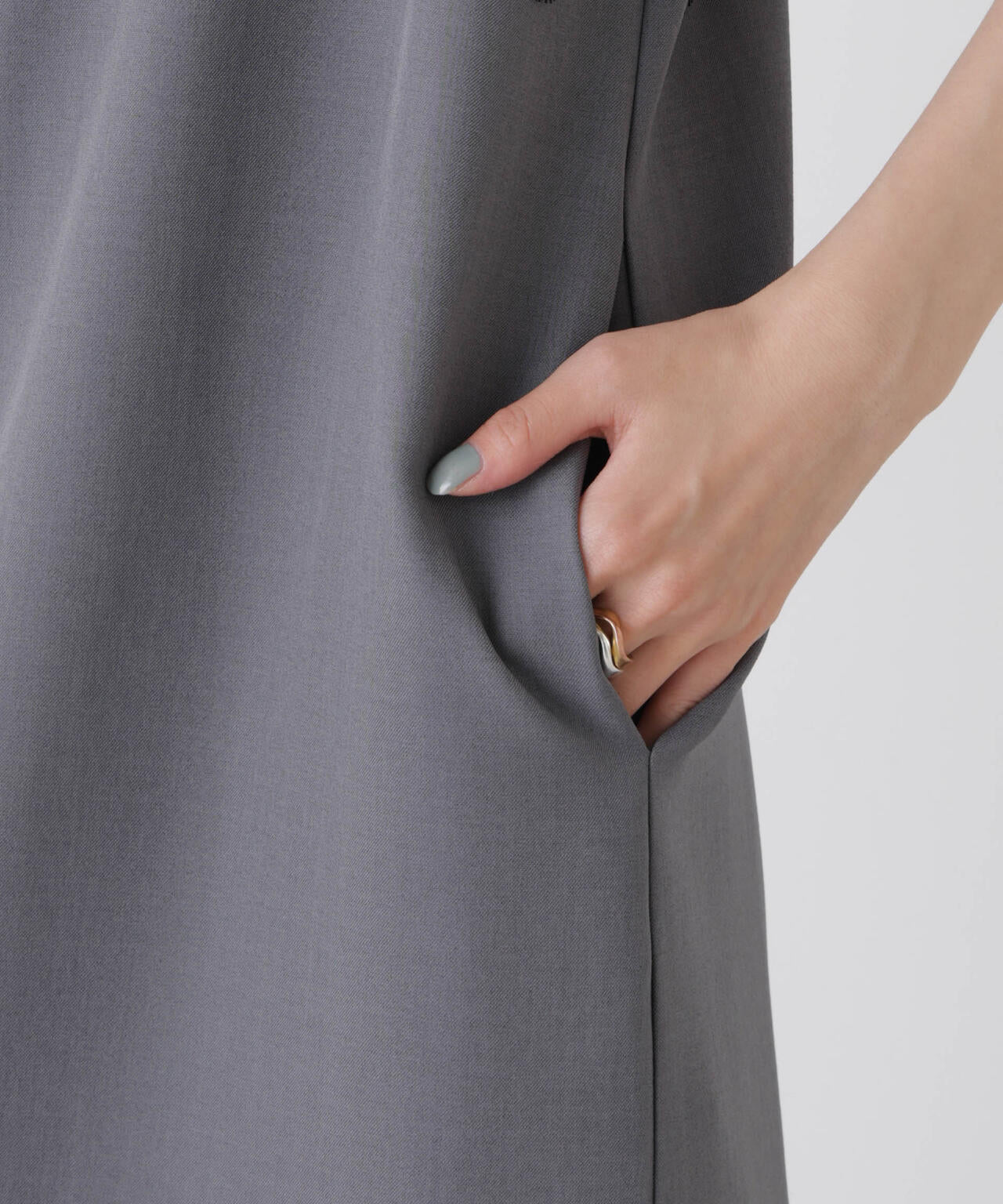 レース切り替えノースリーブワンピース 6736119304