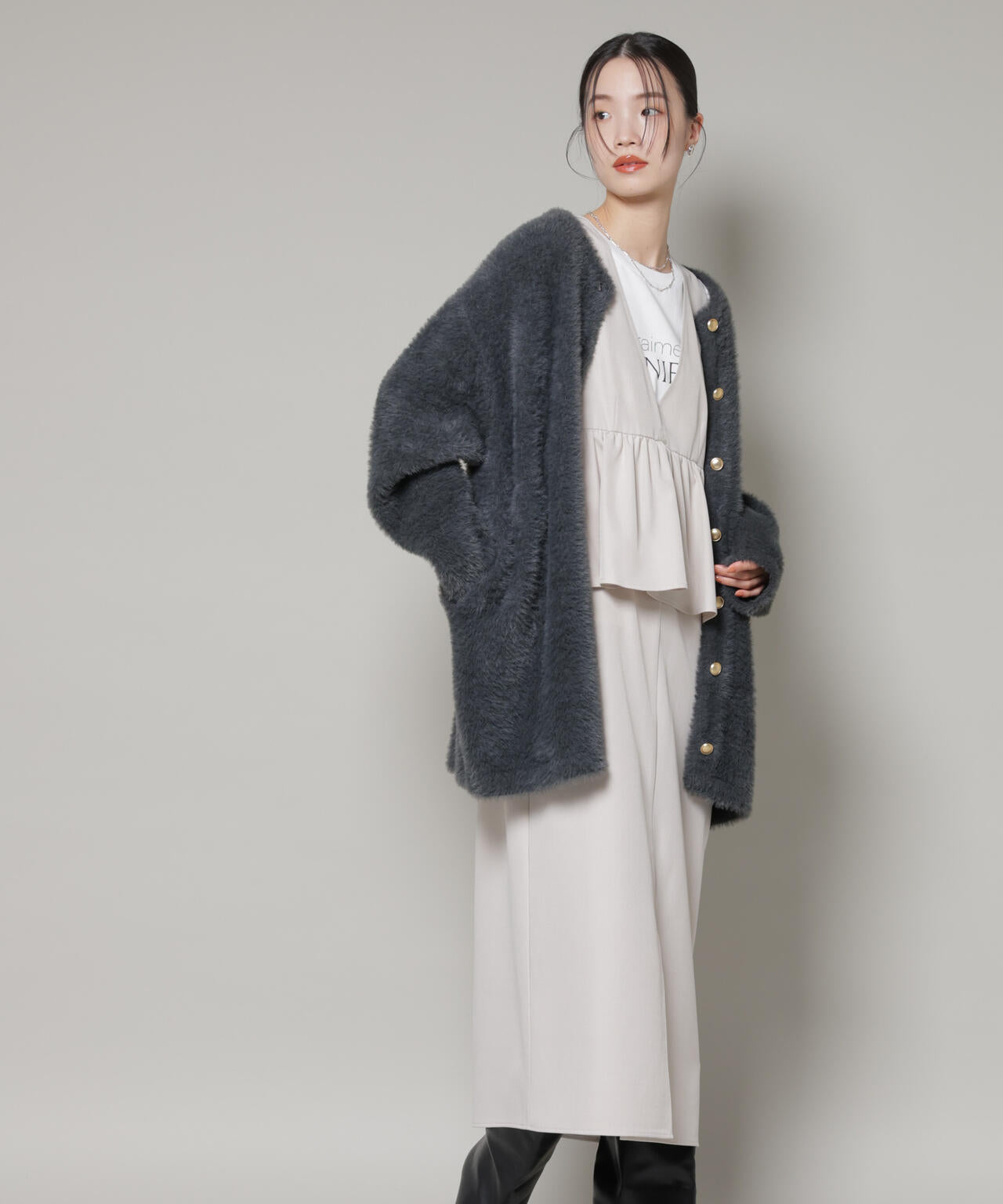 前後2wayフレア切り替えワンピース 6736119306