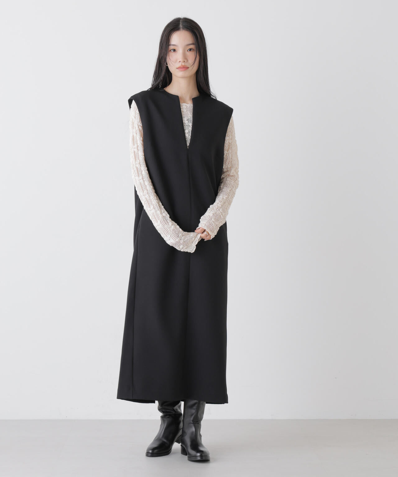 キーネック ワンピース