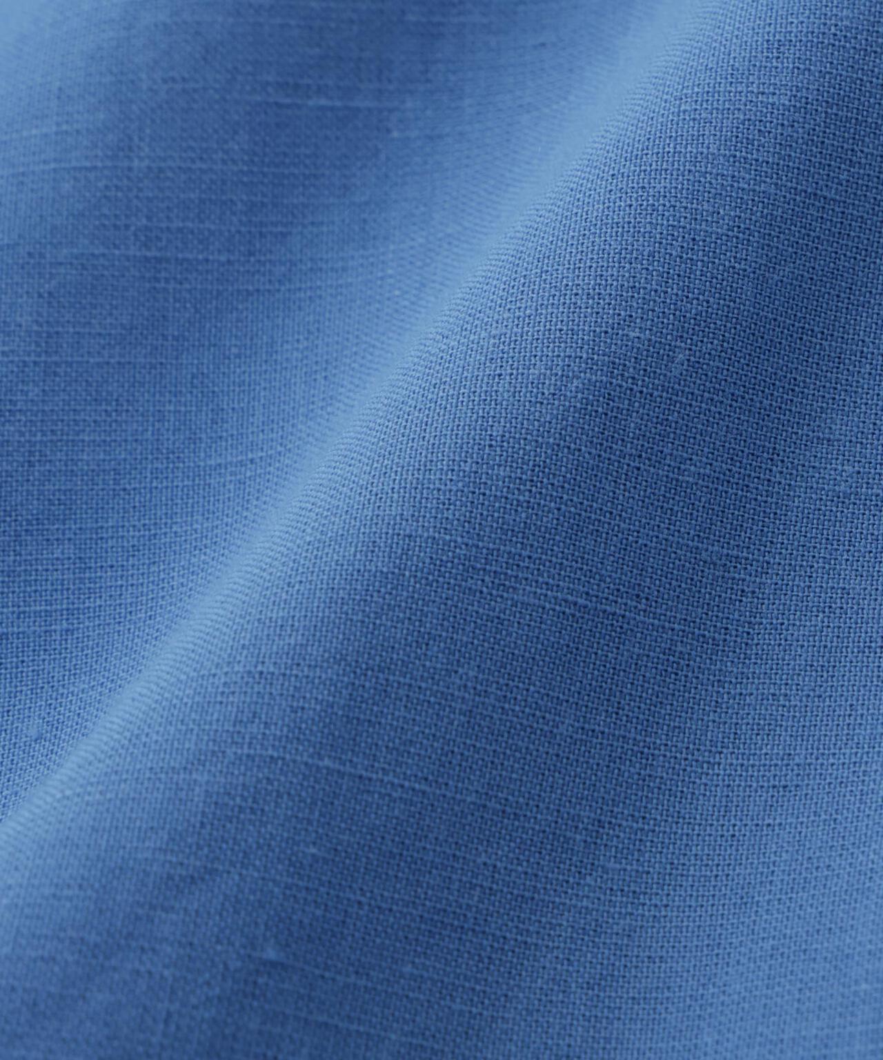 マシンウォッシャブルリネン混 スタンドカラーワンピース 6736119313