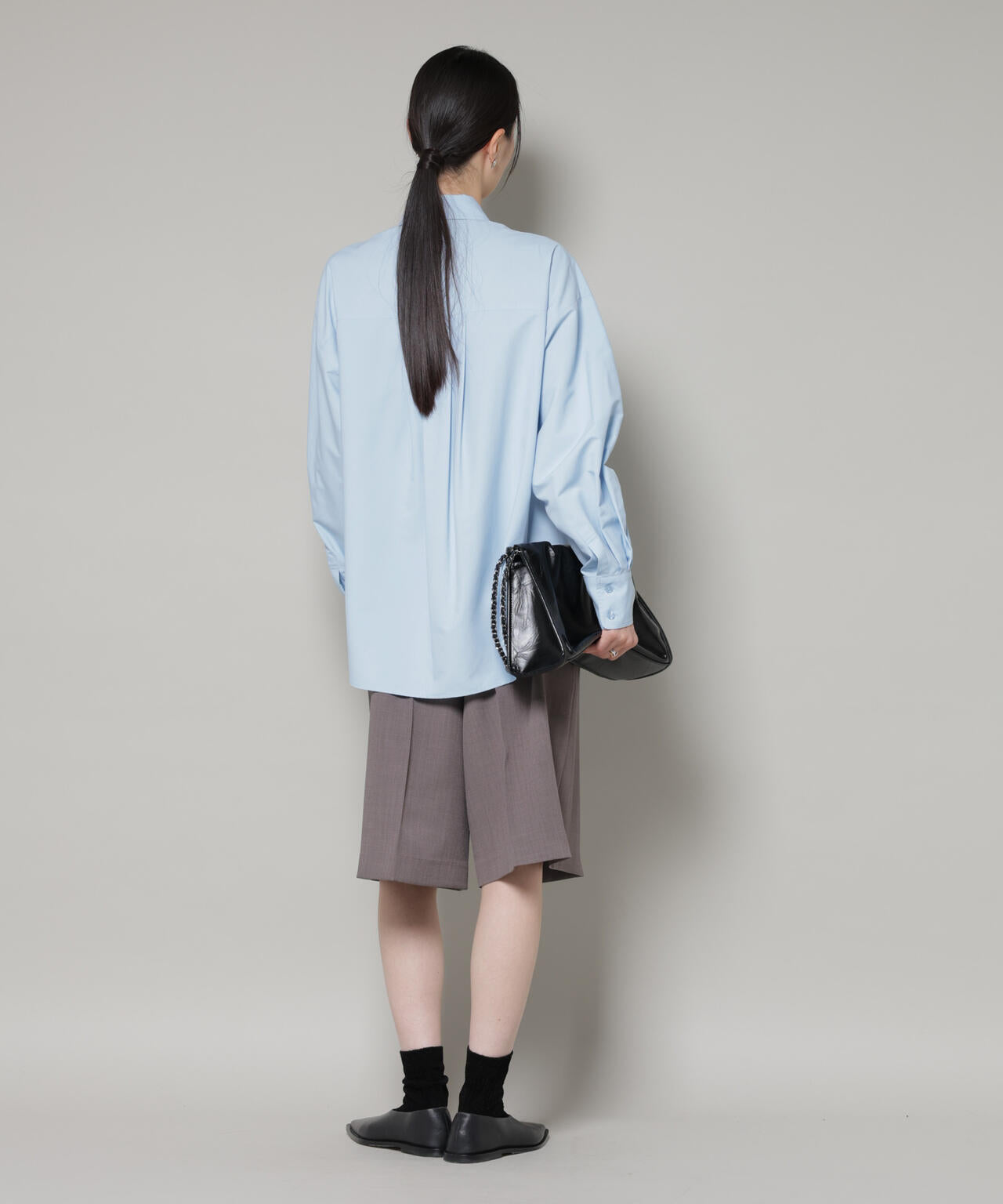 コットンライクタイプライターベーシックシャツ 6736120300