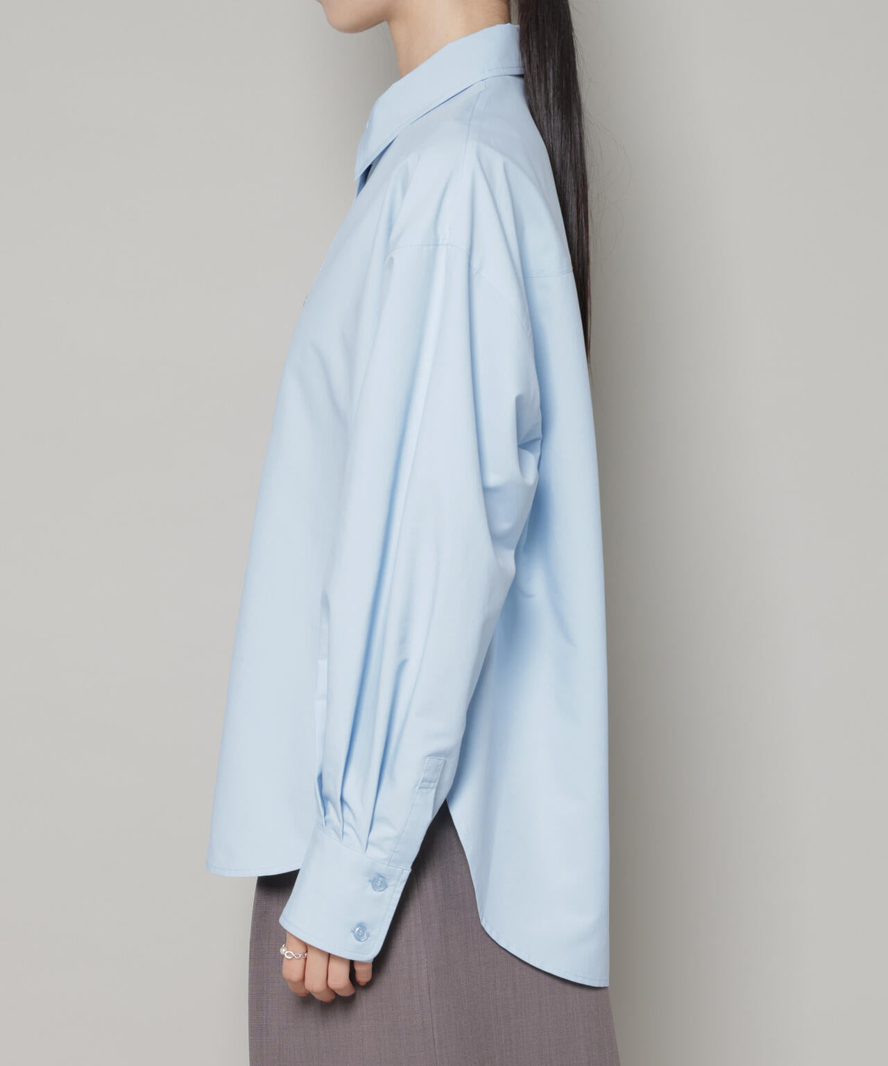 コットンライクタイプライターベーシックシャツ 6736120300