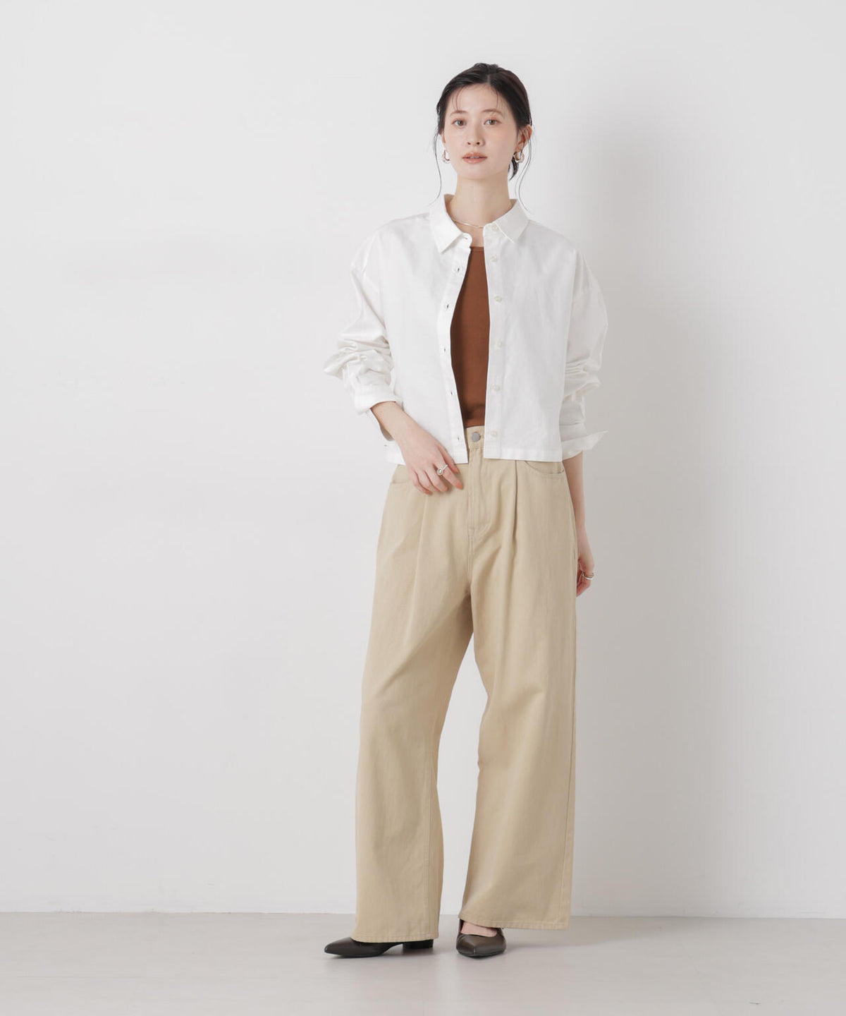 オックスクロップドシャツ 6736120312