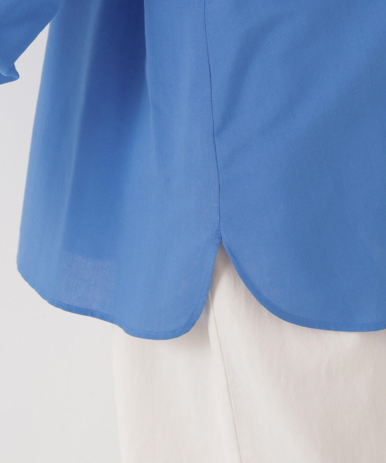 マシンウォッシャブルリネン混 ドルマンプルオーバーブラウス 6736120316