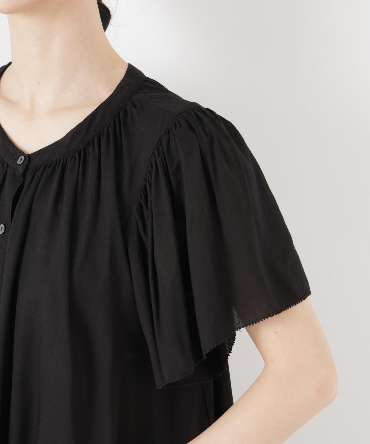 made in INDIA 前後2wayフレンチブラウス(セットアップ可) 6736121300