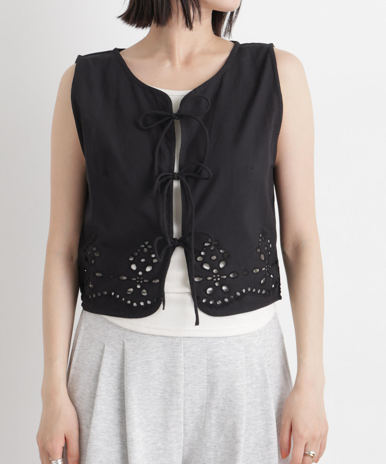 made in INDIA カットワークエンブロイダリージレ(セットアップ可) 6736121302