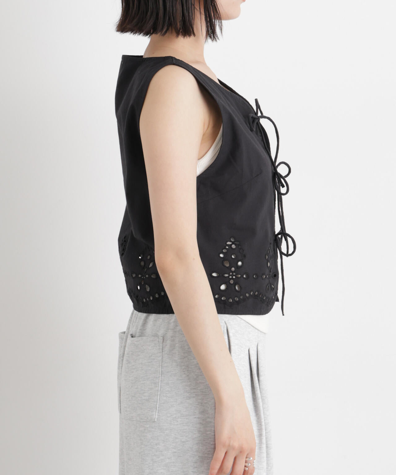 made in INDIA カットワークエンブロイダリージレ(セットアップ可) 6736121302
