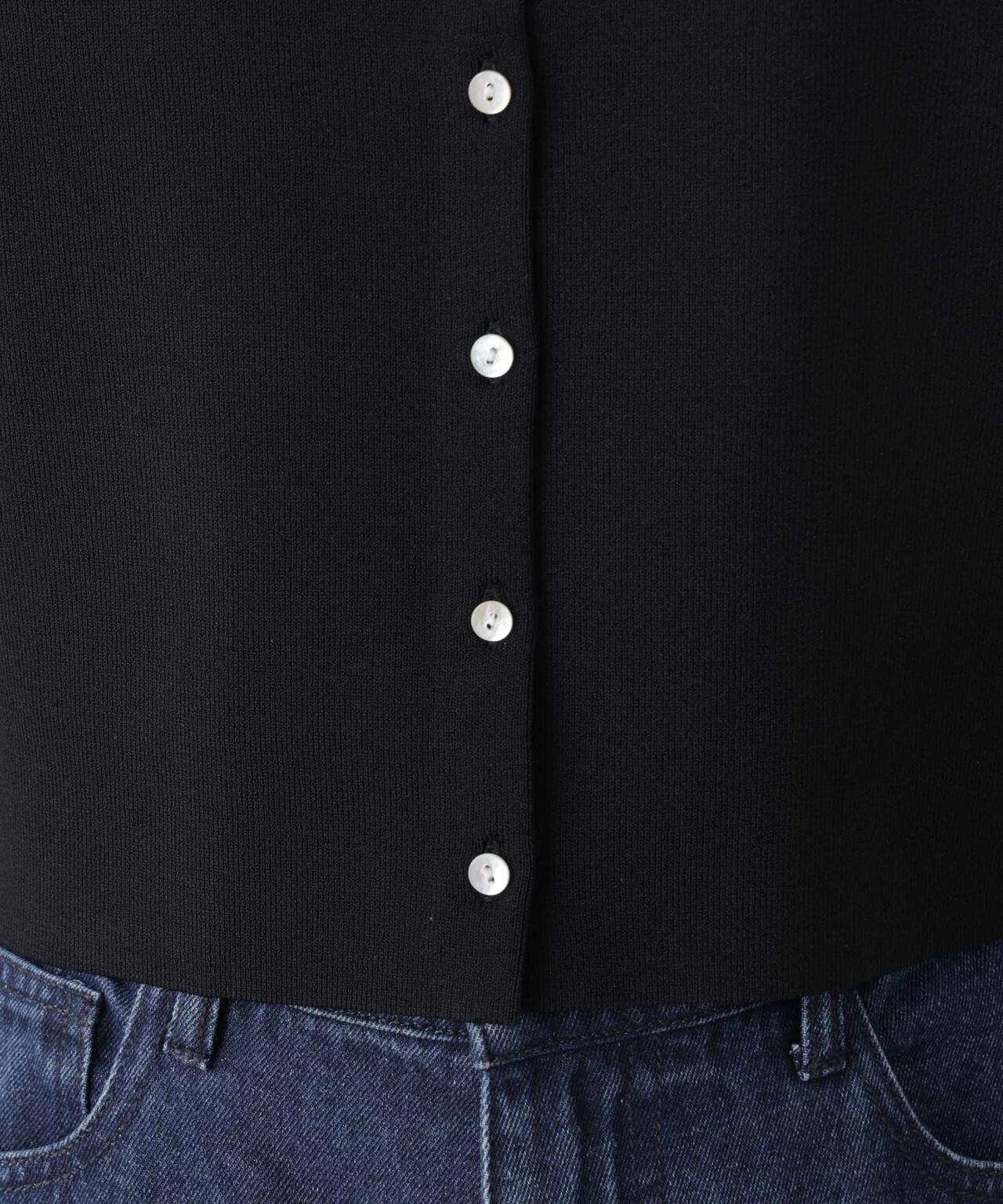 洗濯機洗い可UVカット接触冷感半袖カーディガン 6736122312