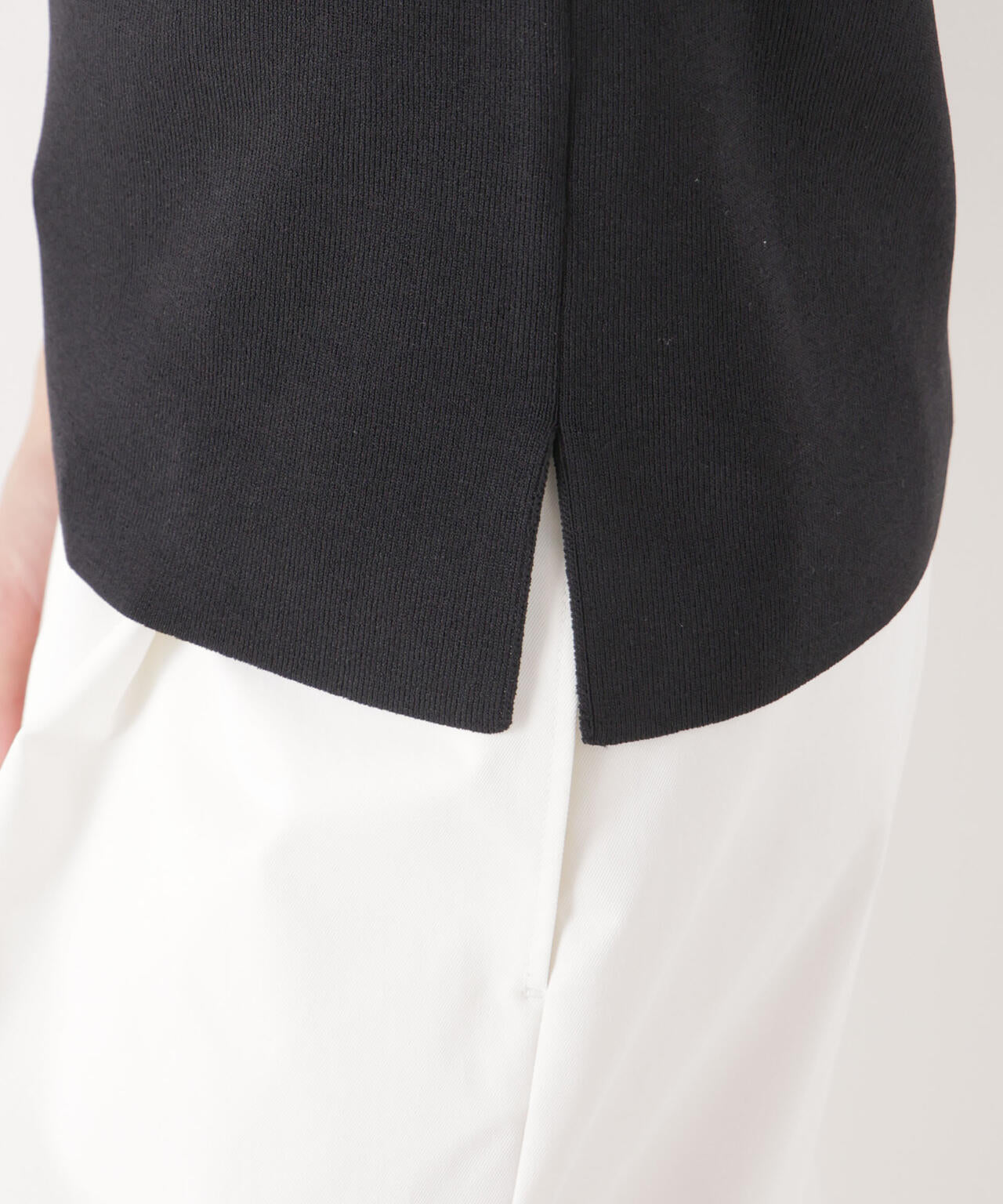 洗濯機洗い可UVカット接触冷感ノースリーブニット 6736122315