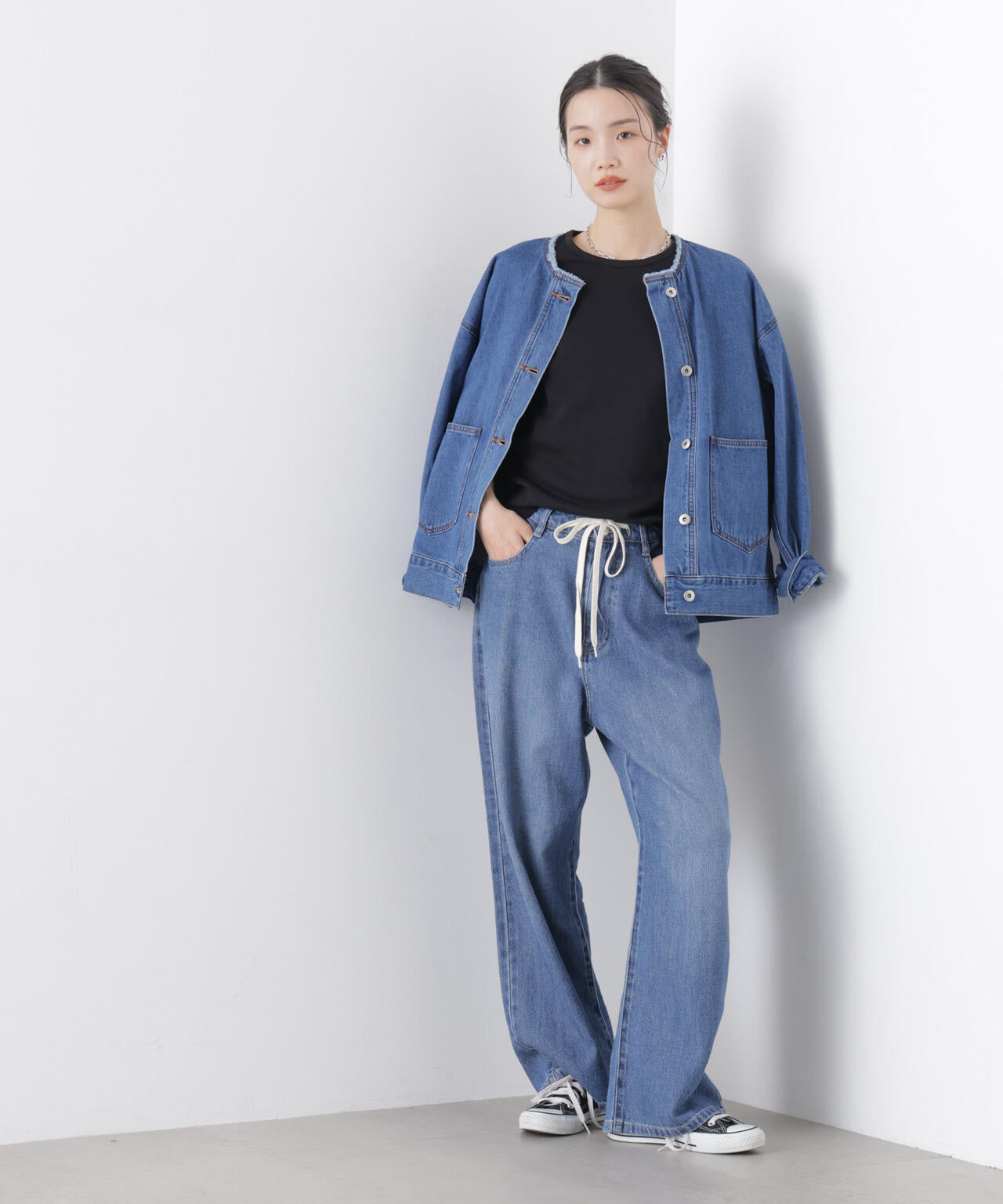 Repur加工 スムースシルケットロングスリーブトップス 6736123308