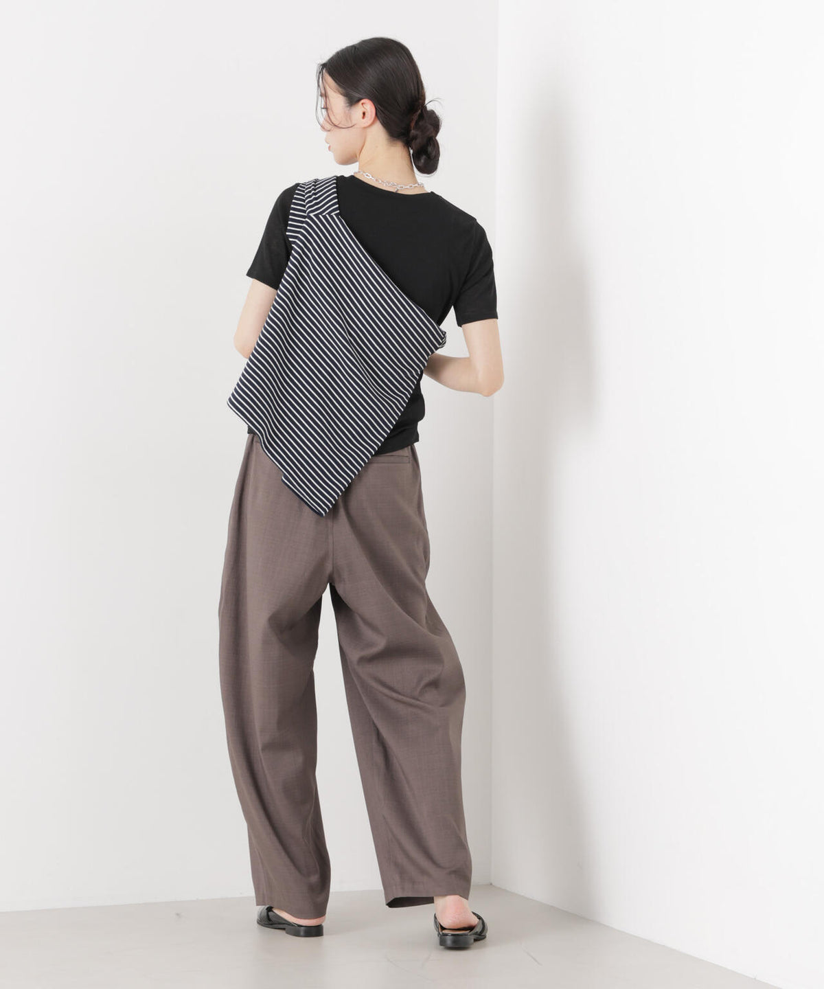 スラブシアー半袖Tシャツ 6736124301