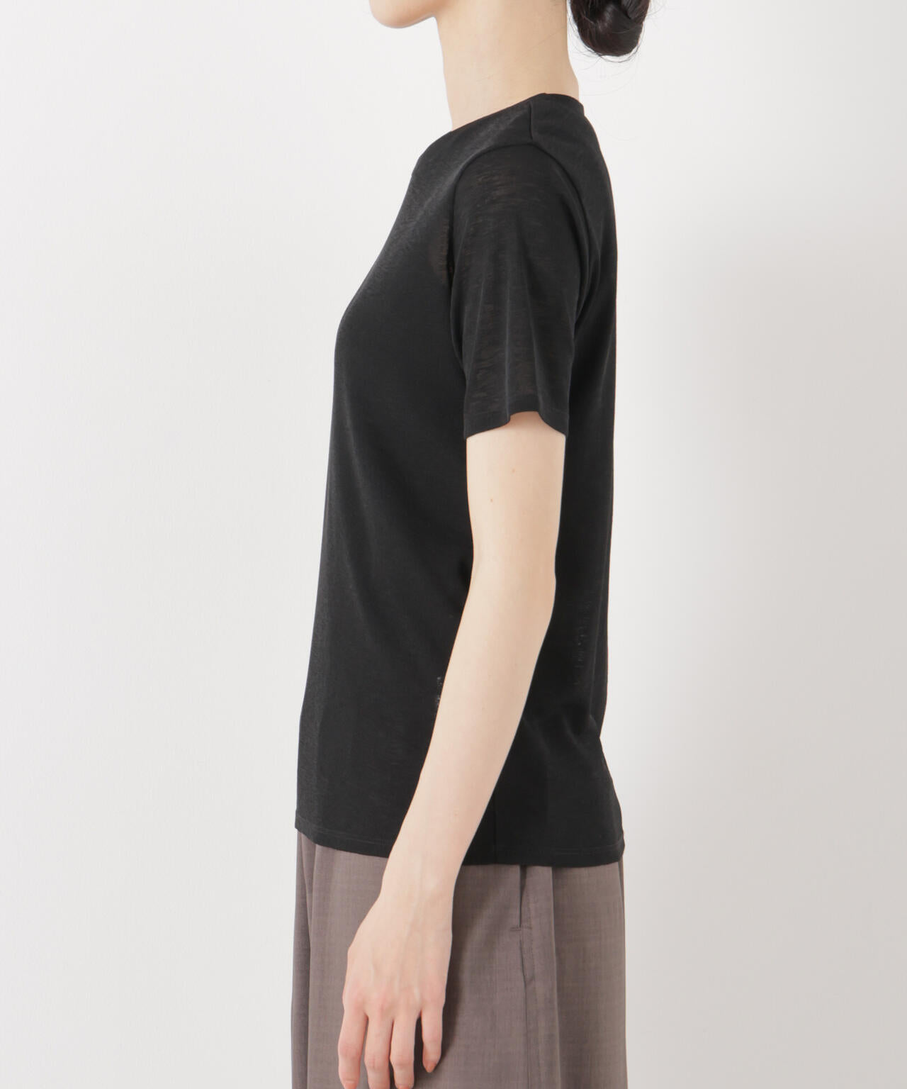 スラブシアー半袖Tシャツ 6736124301