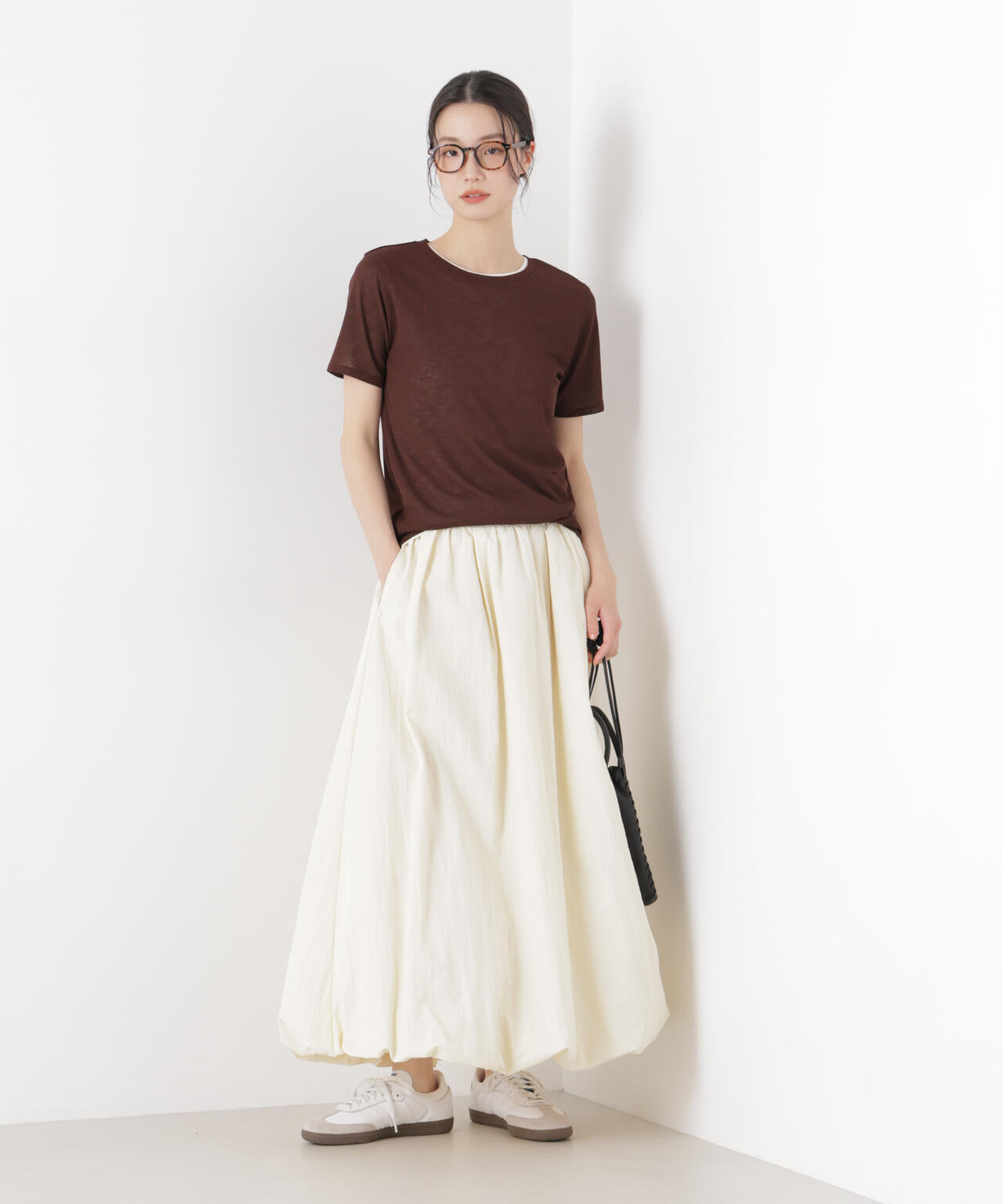 スラブシアー半袖Tシャツ 6736124301