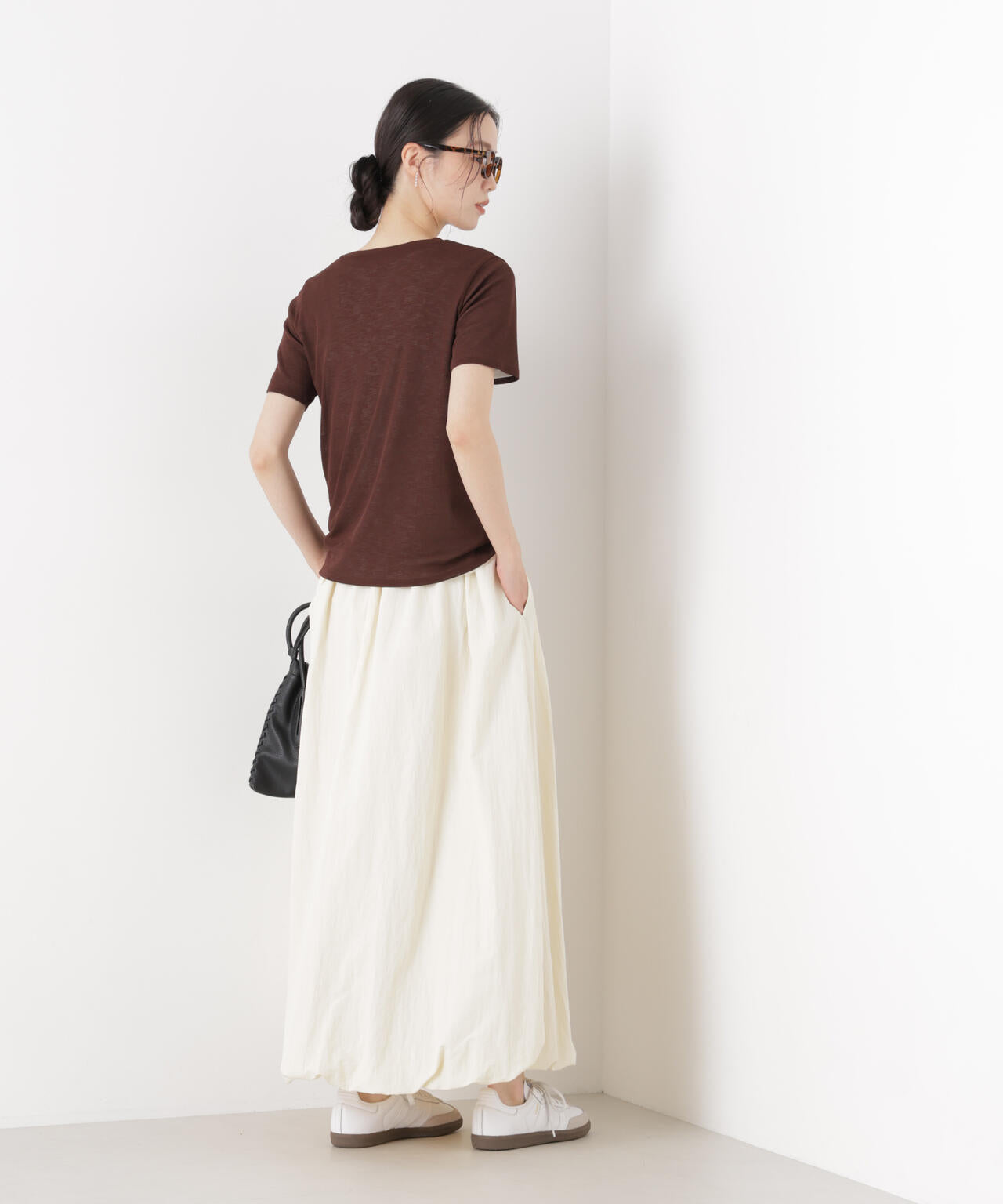 スラブシアー半袖Tシャツ 6736124301