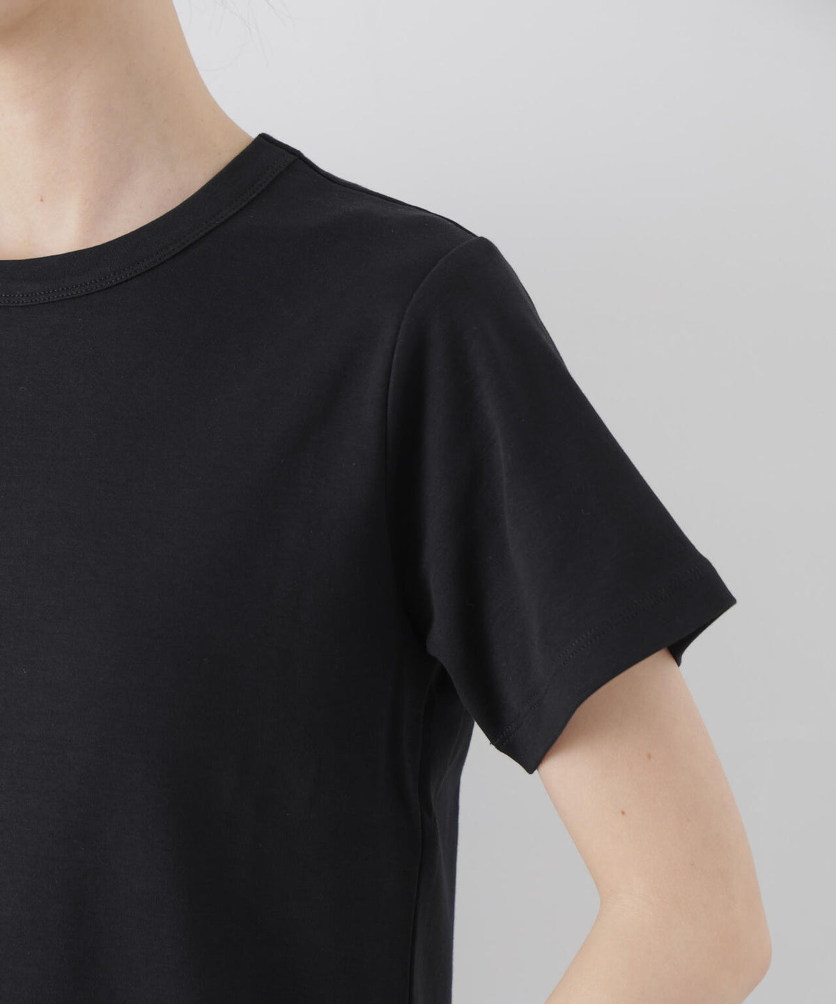 Repur加工 スムースシルケットクルーネックTシャツ 6736124303