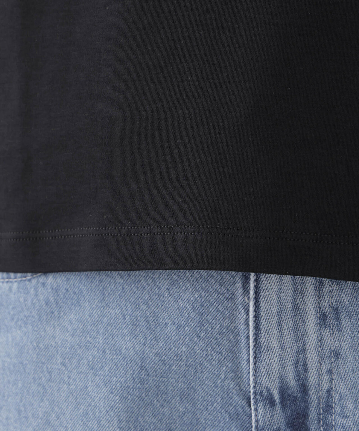 Repur加工 スムースシルケットクルーネックTシャツ 6736124303