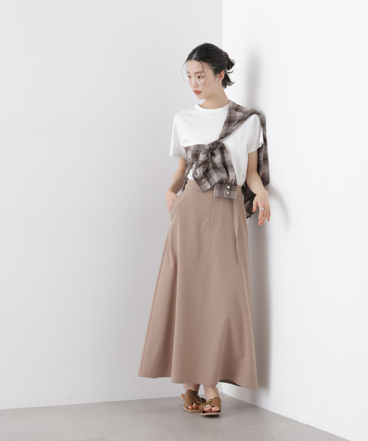 Repur加工 スムースシルケットクルーネックTシャツ 6736124303
