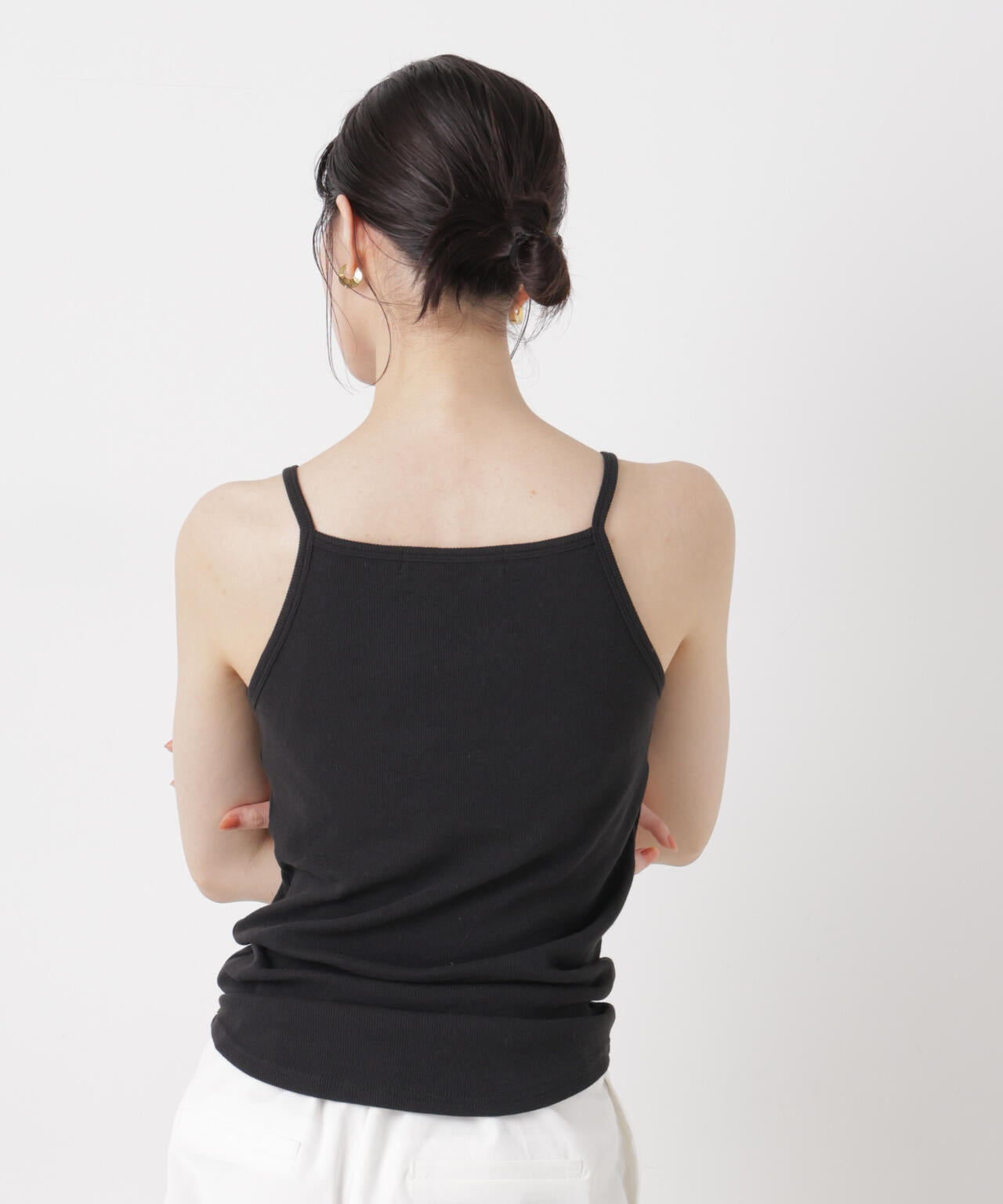 抗菌防臭リブカップ付きアメスリキャミ 6736124308