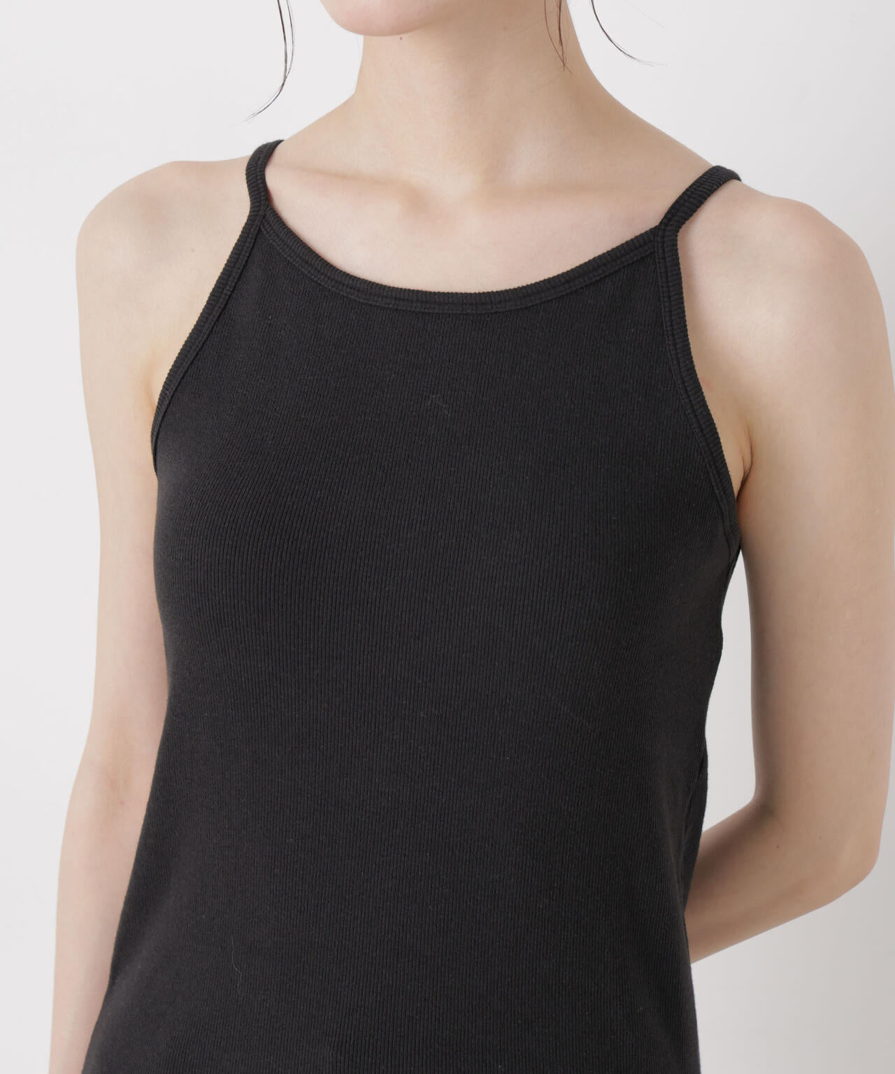 抗菌防臭リブカップ付きアメスリキャミ 6736124308