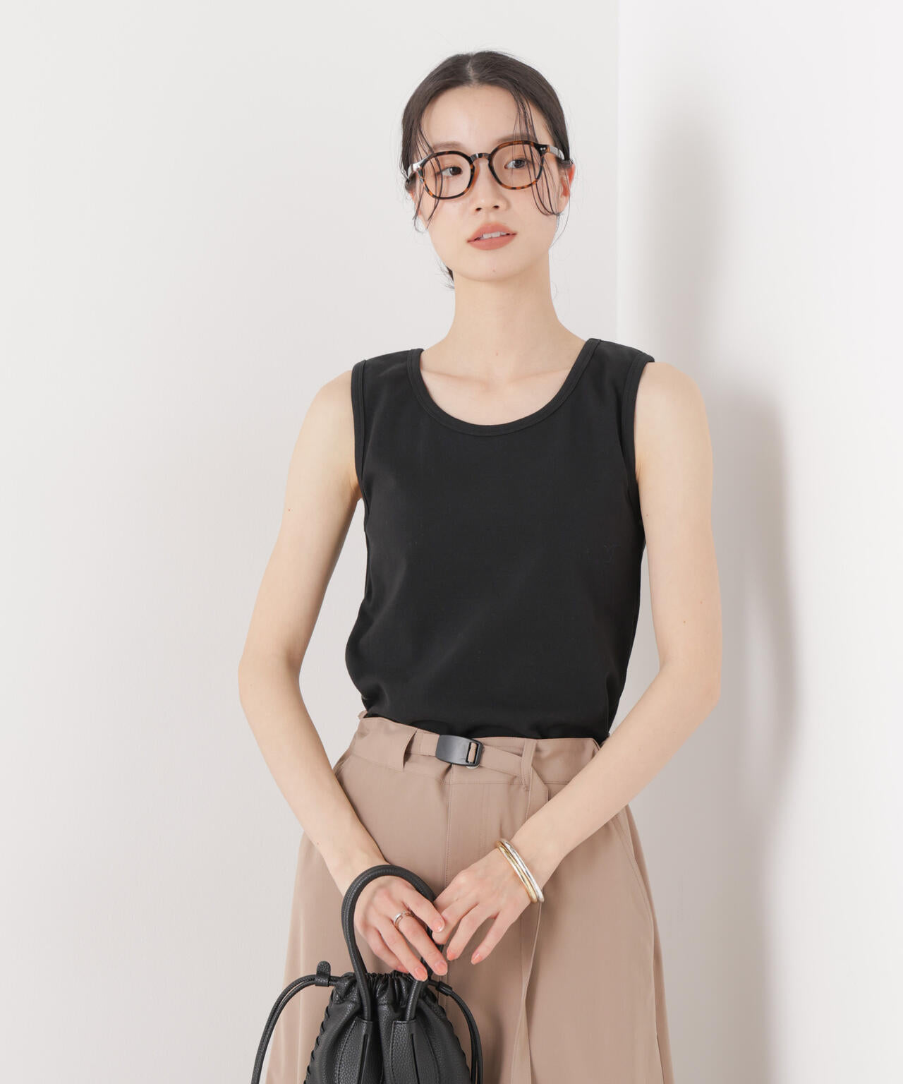 抗菌防臭コットンフライスカットタンクトップ 6736124312