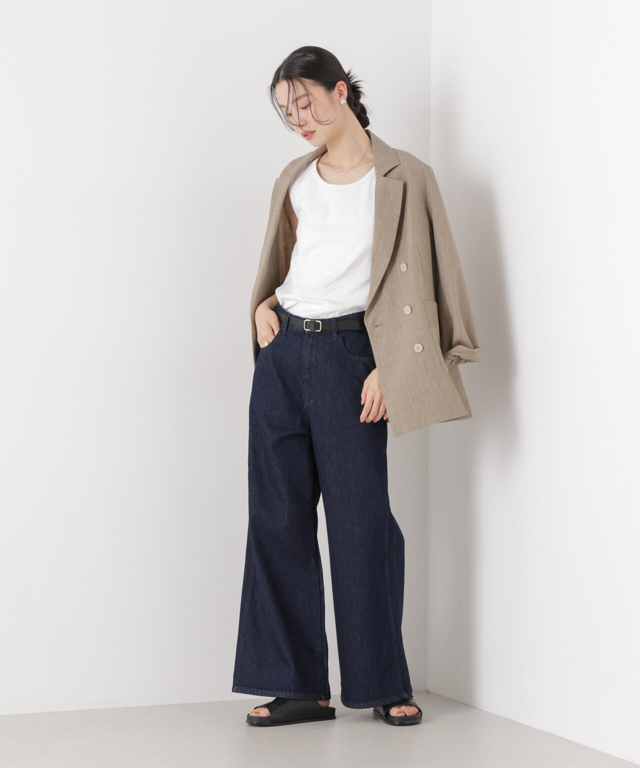 抗菌防臭コットンフライスカットタンクトップ 6736124312