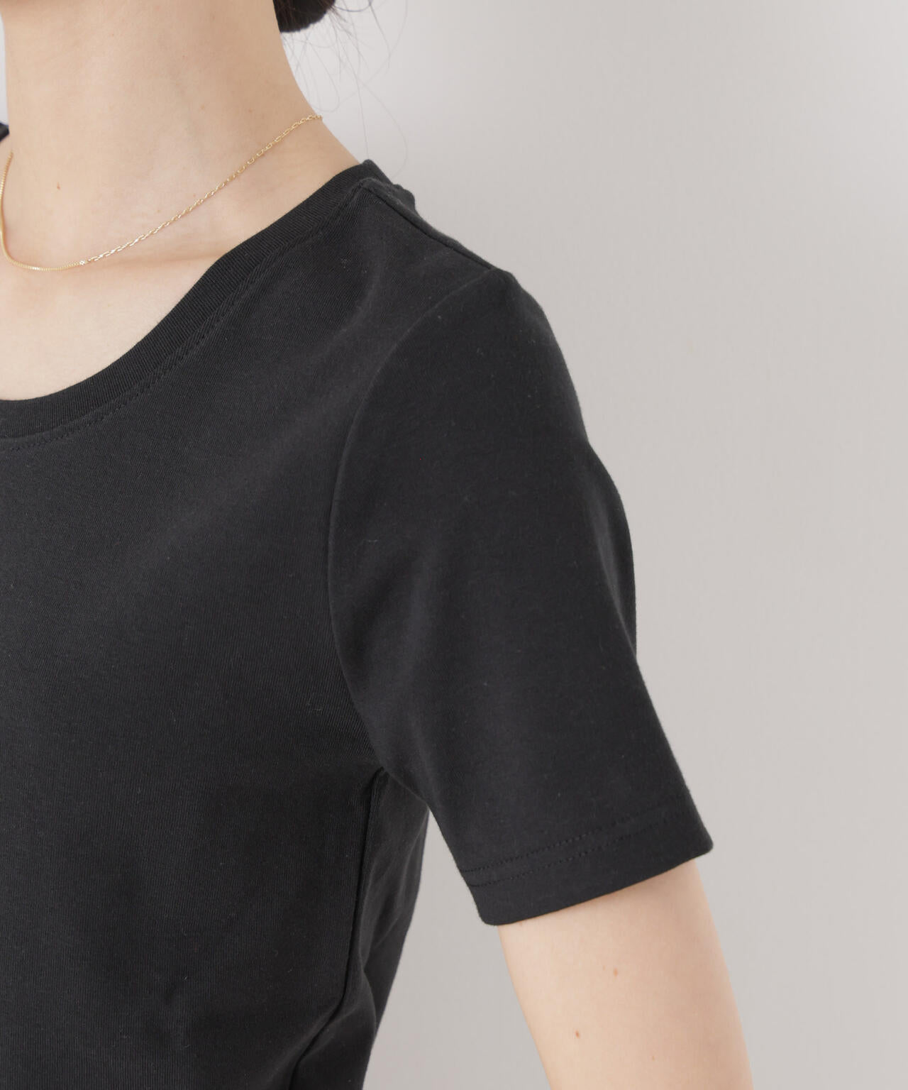 抗菌防臭コットンフライスカットクルーネックトップス 6736124313