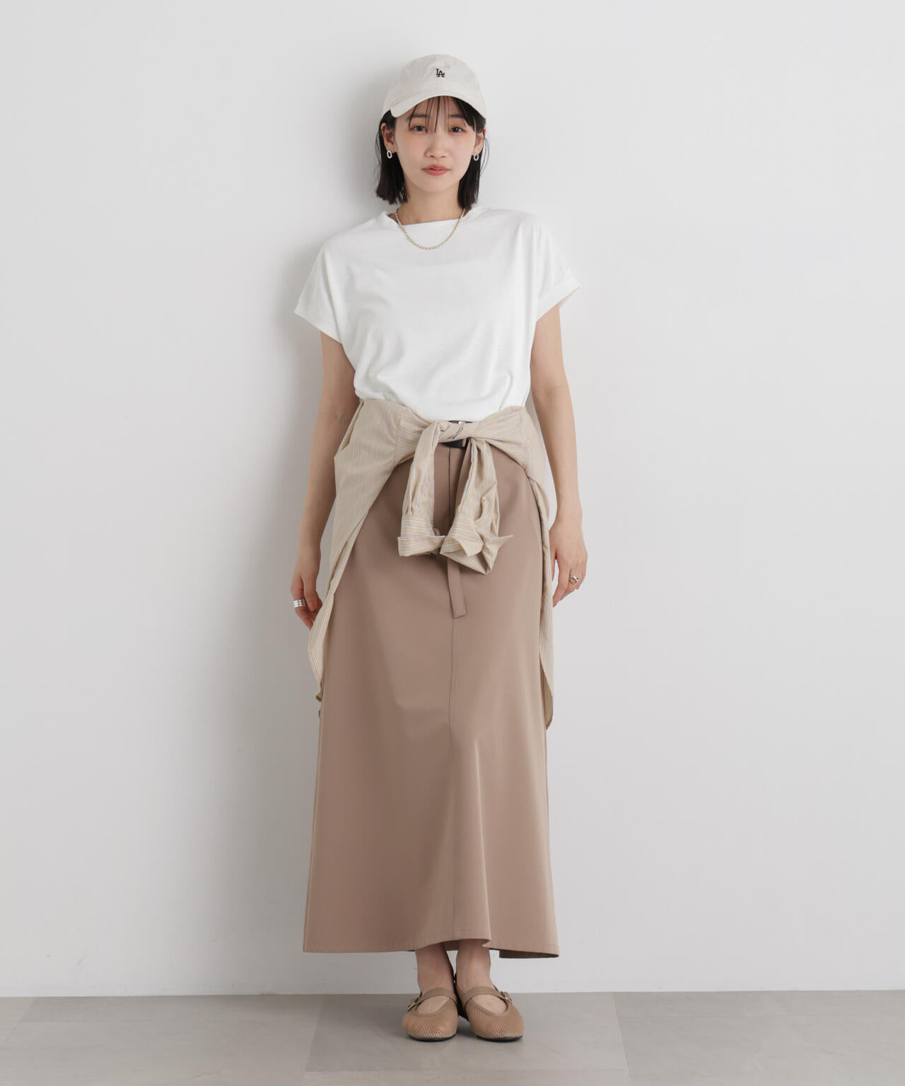 汗隠糸加工&多彩機能カットソー素材 ドルマンフレンチトップス 6736124321