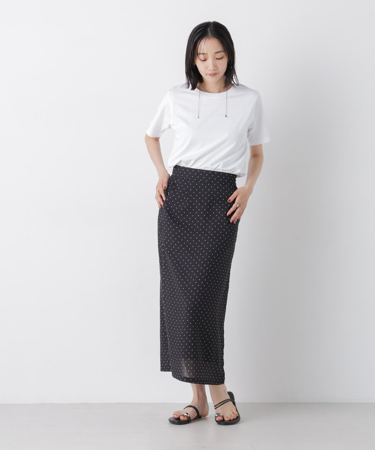 気化冷却機能 半袖クルーネックトップス 6736124344