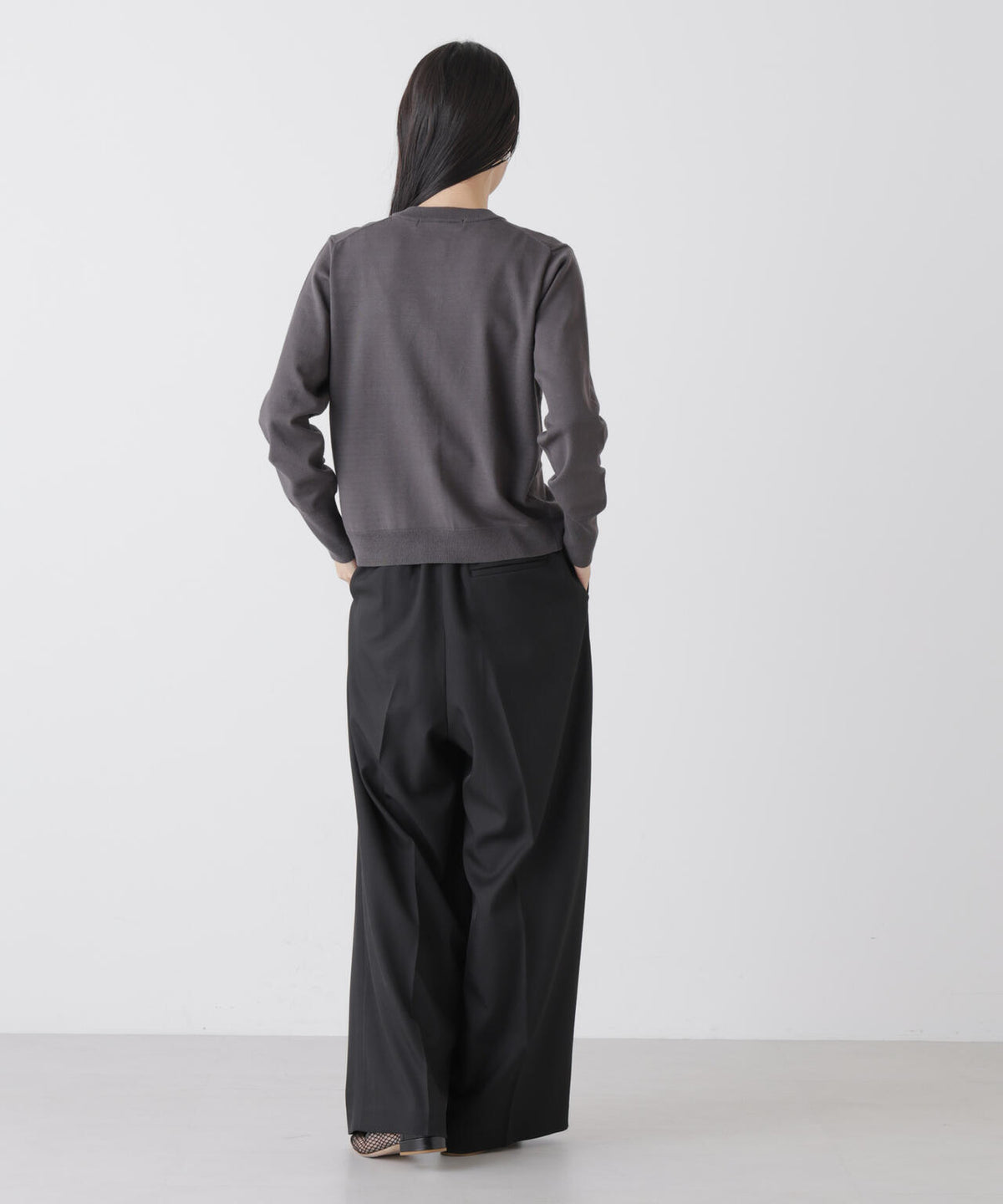 ハイウエストツータックワイドパンツ 6736127303