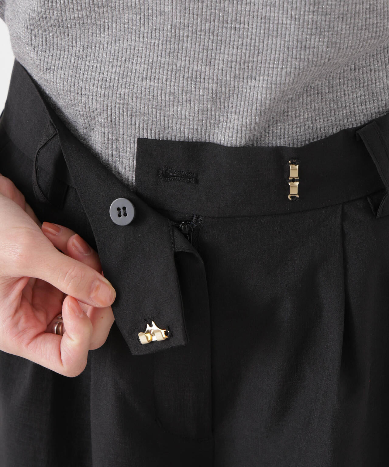 ソフトシアーツータックワイドパンツ(セットアップ可) 6736127308