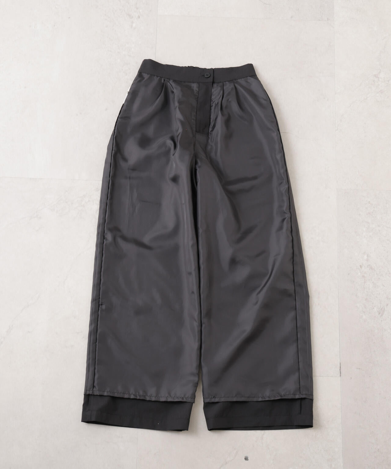 ソフトシアーツータックワイドパンツ(セットアップ可) 6736127308