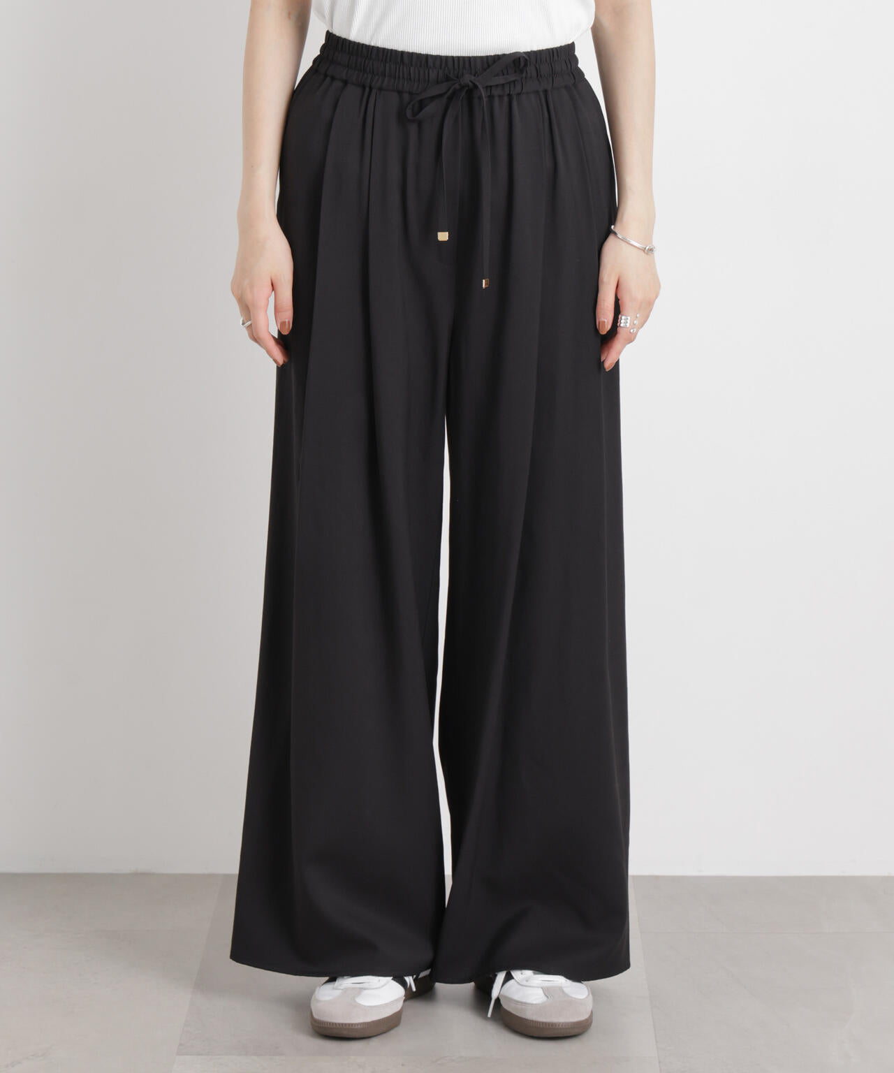 微光沢ツイルイージーパンツ(セットアップ可) 6736127315