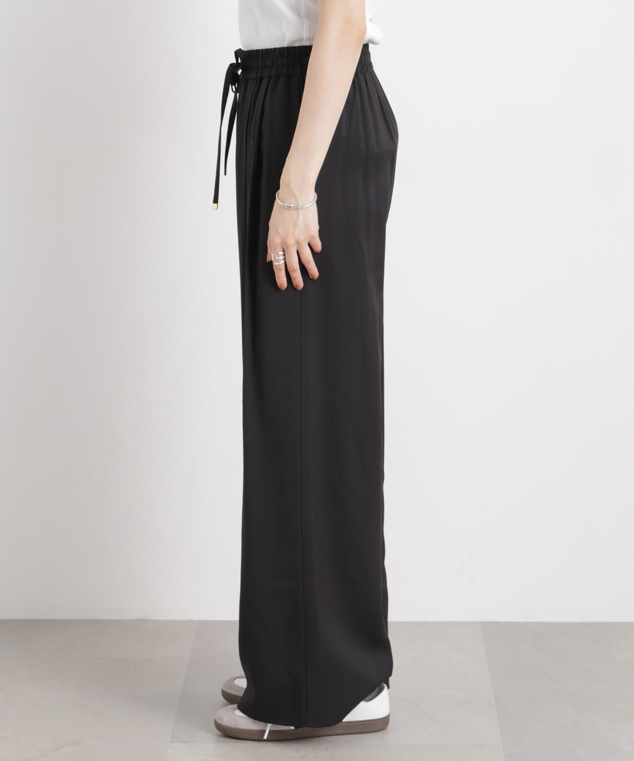 微光沢ツイルイージーパンツ(セットアップ可) 6736127315