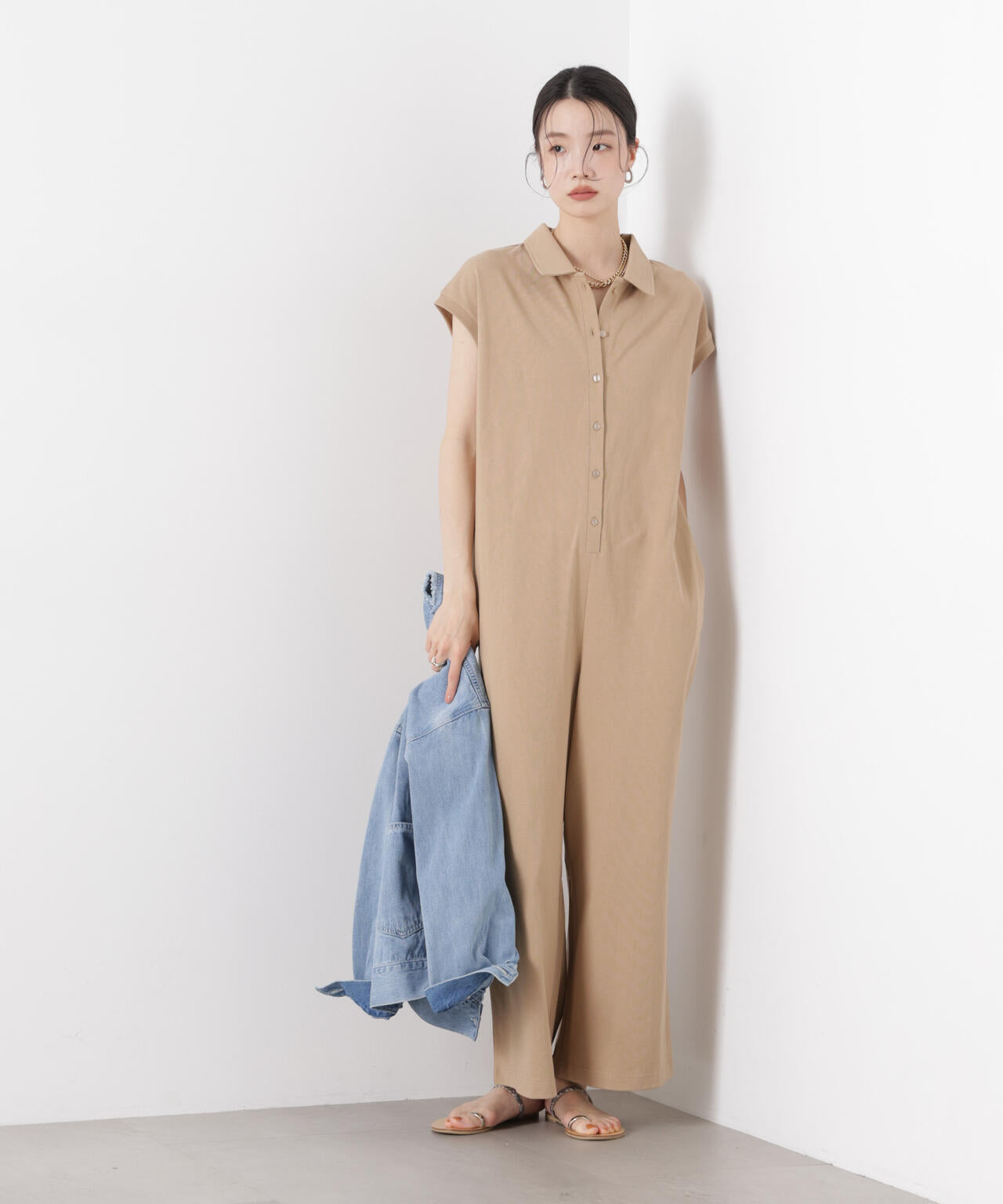 ポロサロペットカットパンツ 6736127321