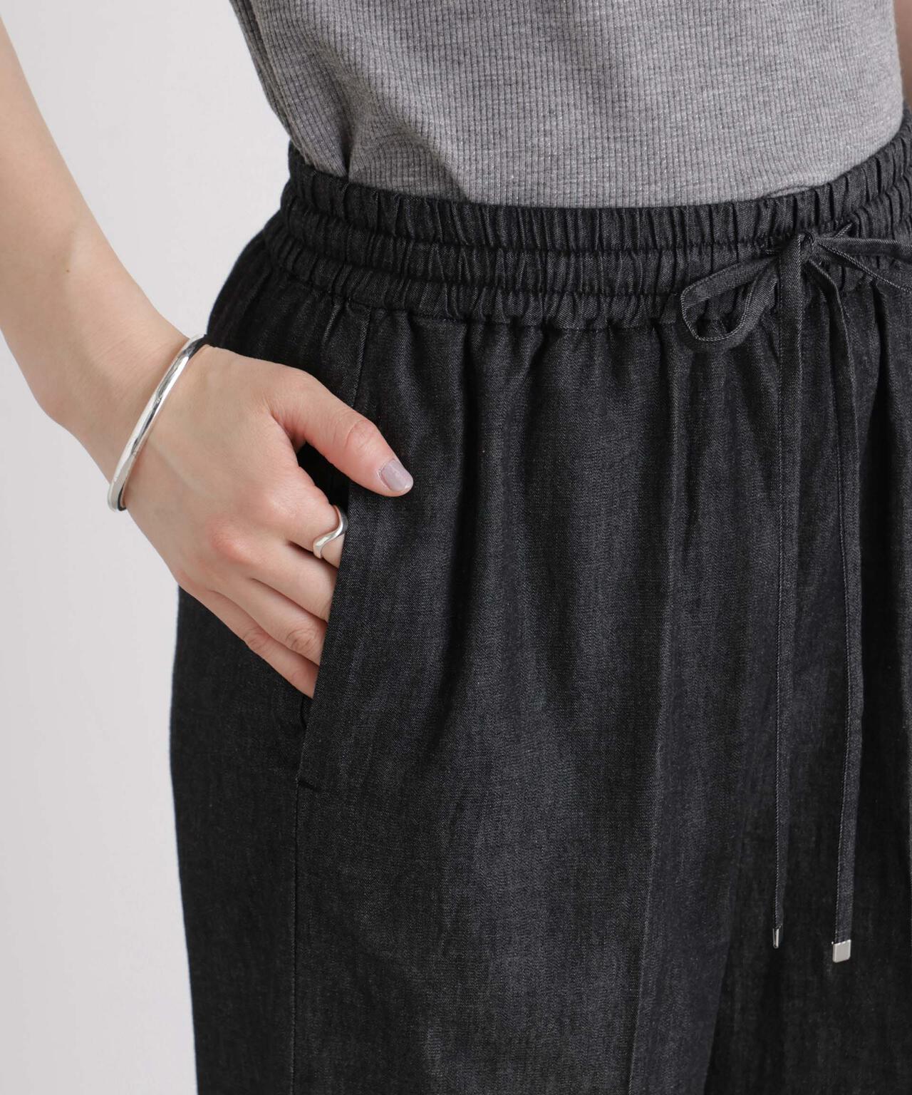 ライトオンスデニムドロストセンタープレスパンツ(セットアップ可) 6736127322