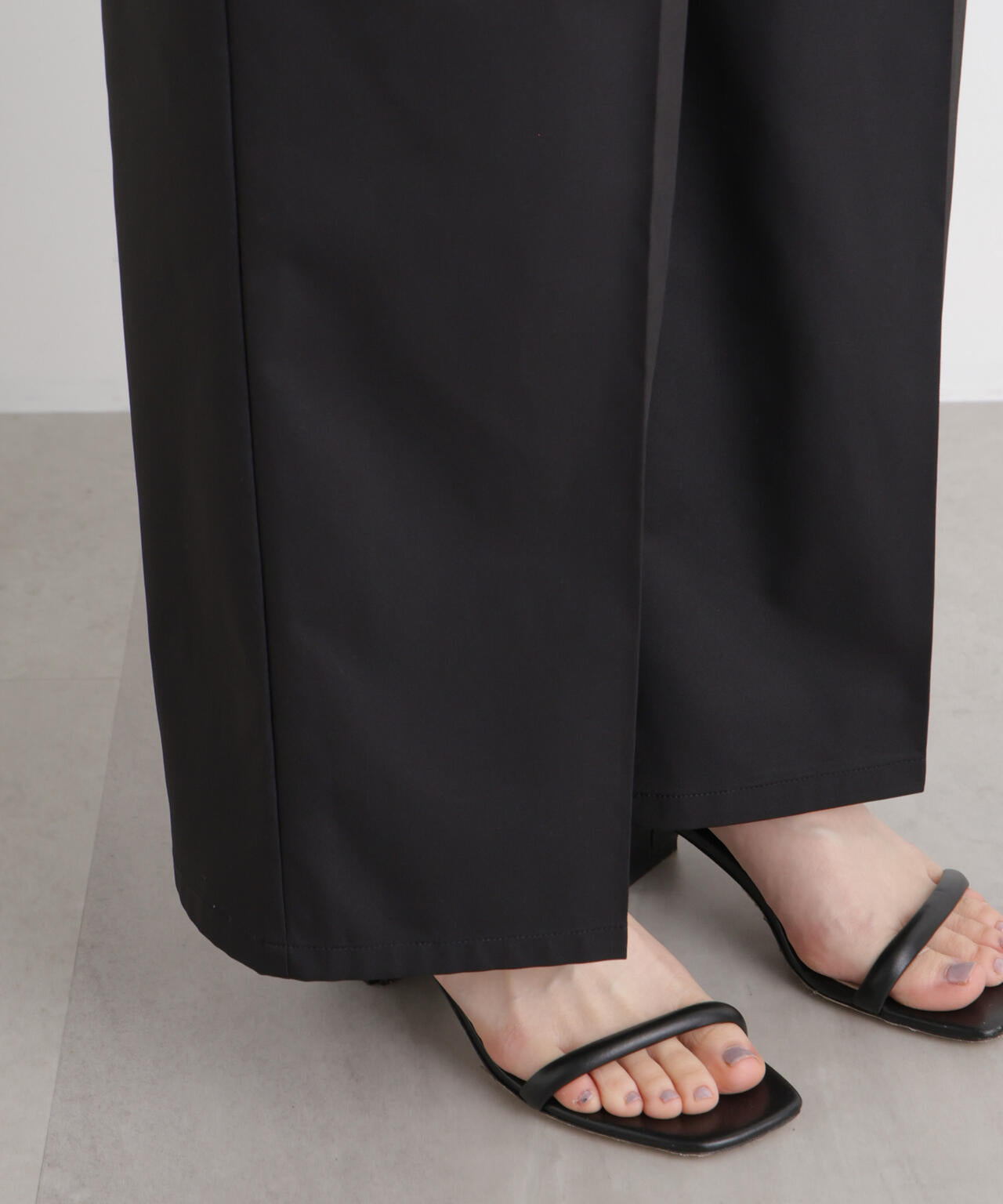 エバークリース加工タックワイドセンタープレスパンツ 6736127324